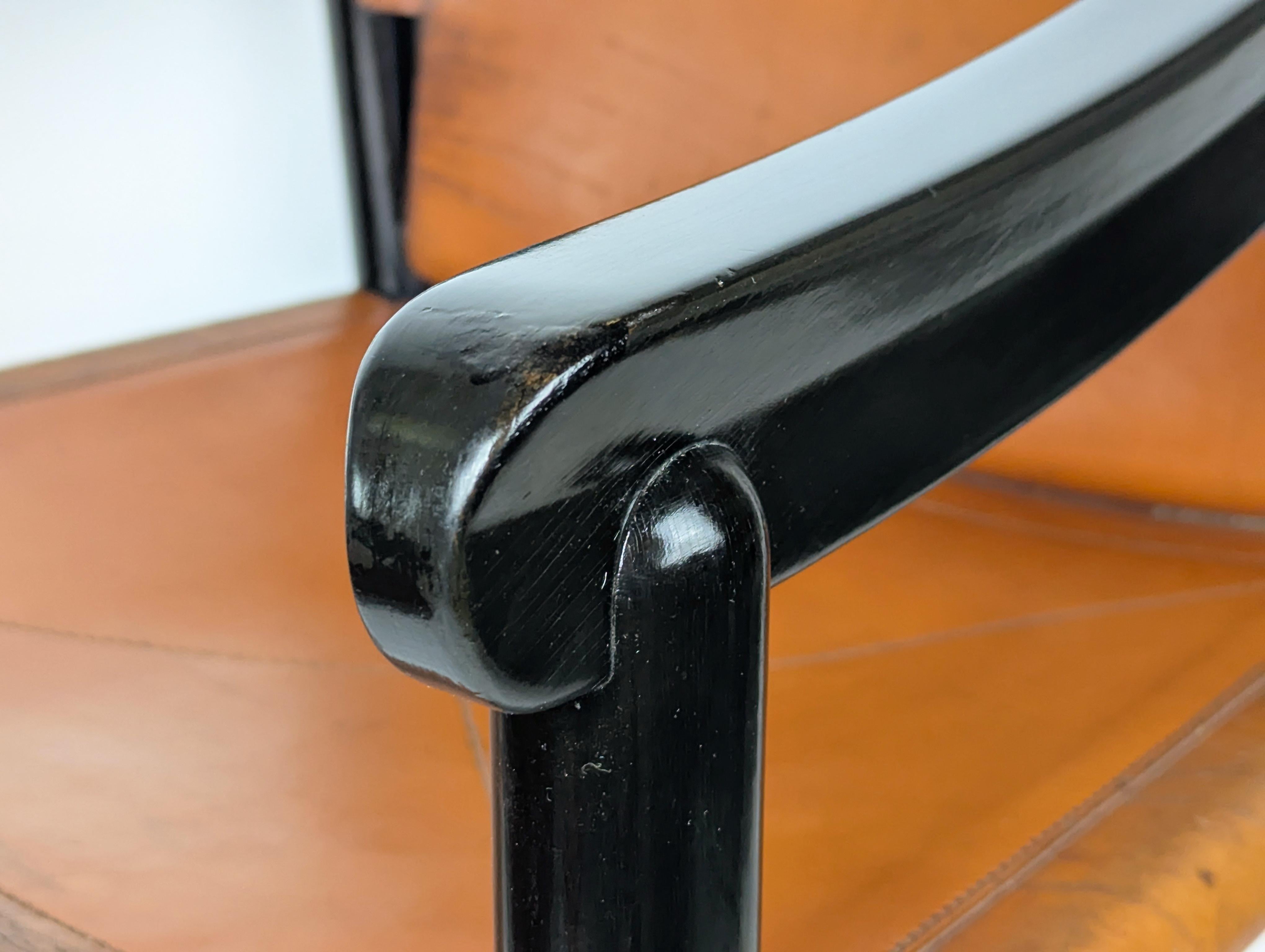 Sedie Model 905 con bracciolo di Vico Magistretti per Cassina, anni '60, Set di 4 in vendita 6