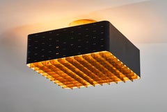 Modèle 9068 Starry Sky Flush Mount Ceiling Light par Paavo Tynell pour Taito Oy
