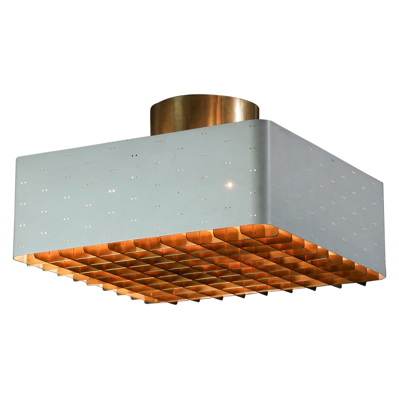 Model 9068 "Starry Sky" Flush Mount, Paavo Tynell, Idman Oy, 1950s