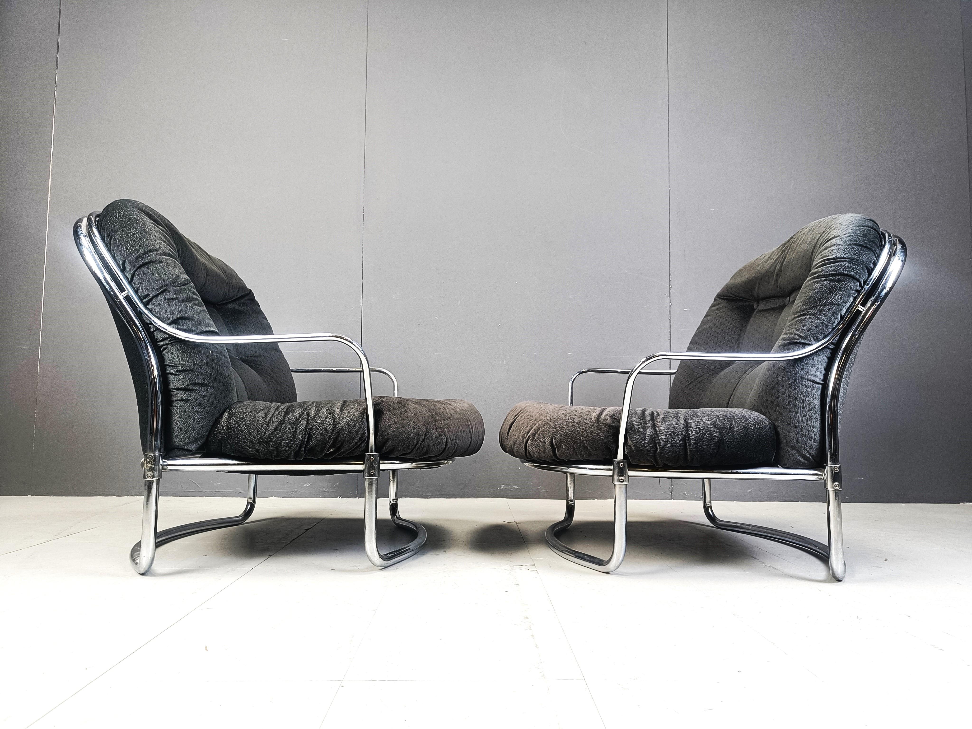Late 20th Century Model 915 Lounge Chairs by Carlo de Carli for Cinova, 1970s, Set of 2