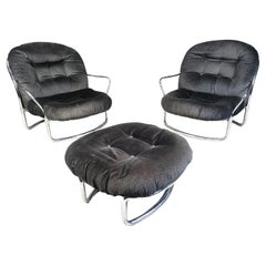 Model 915 Lounge Chairs by Carlo de Carli for Cinova, 1970s, Set of 2