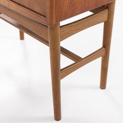 Model 93 - Bar cabinet in teak and oak and doors with intarsia by Kurt Øservig