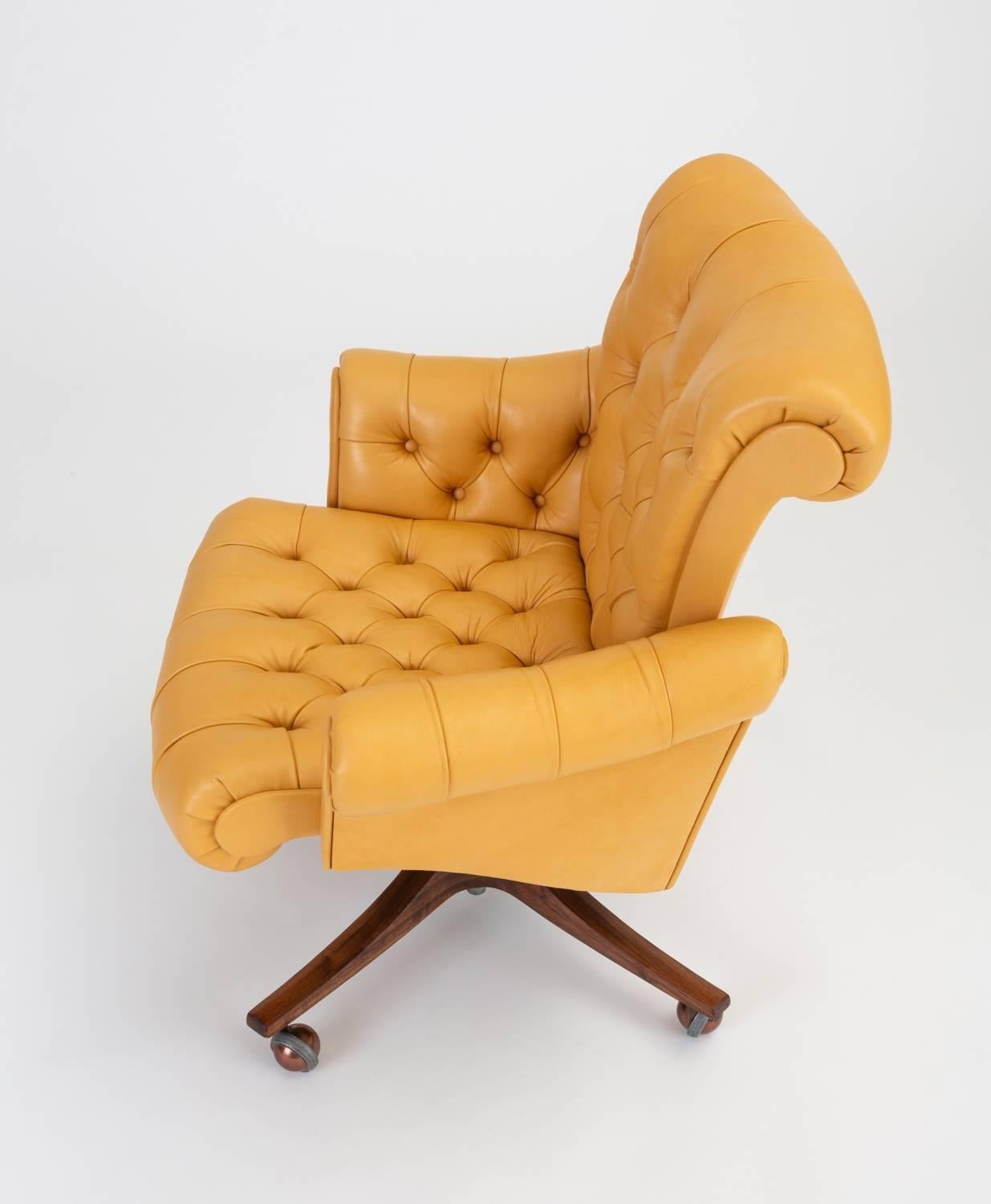 Model 932 “In Clover” Executive Office Chair by Edward Wormley for Dunbar 5