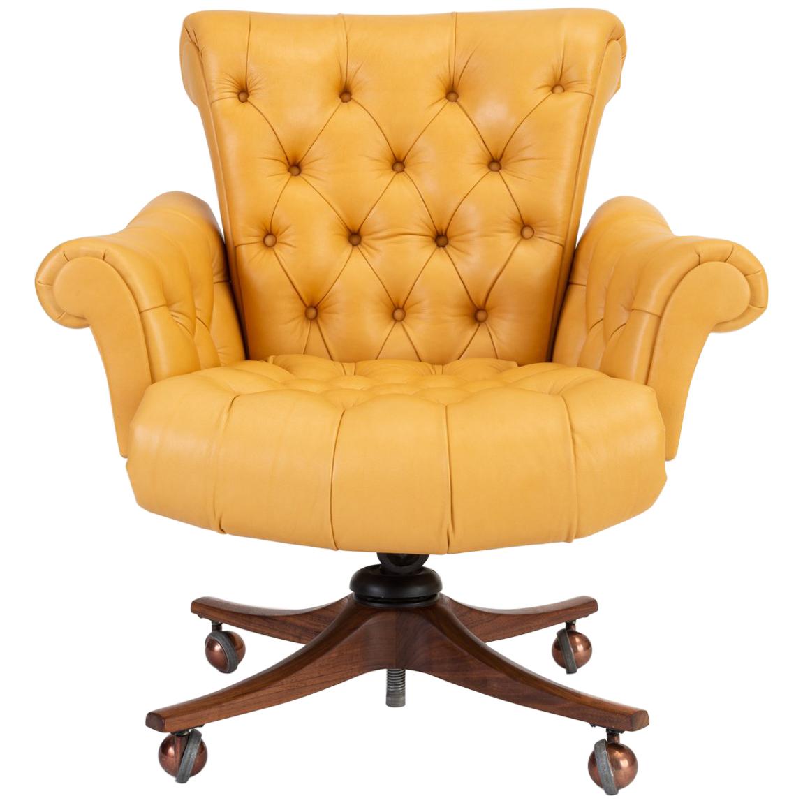 Model 932 “In Clover” Executive Office Chair by Edward Wormley for Dunbar