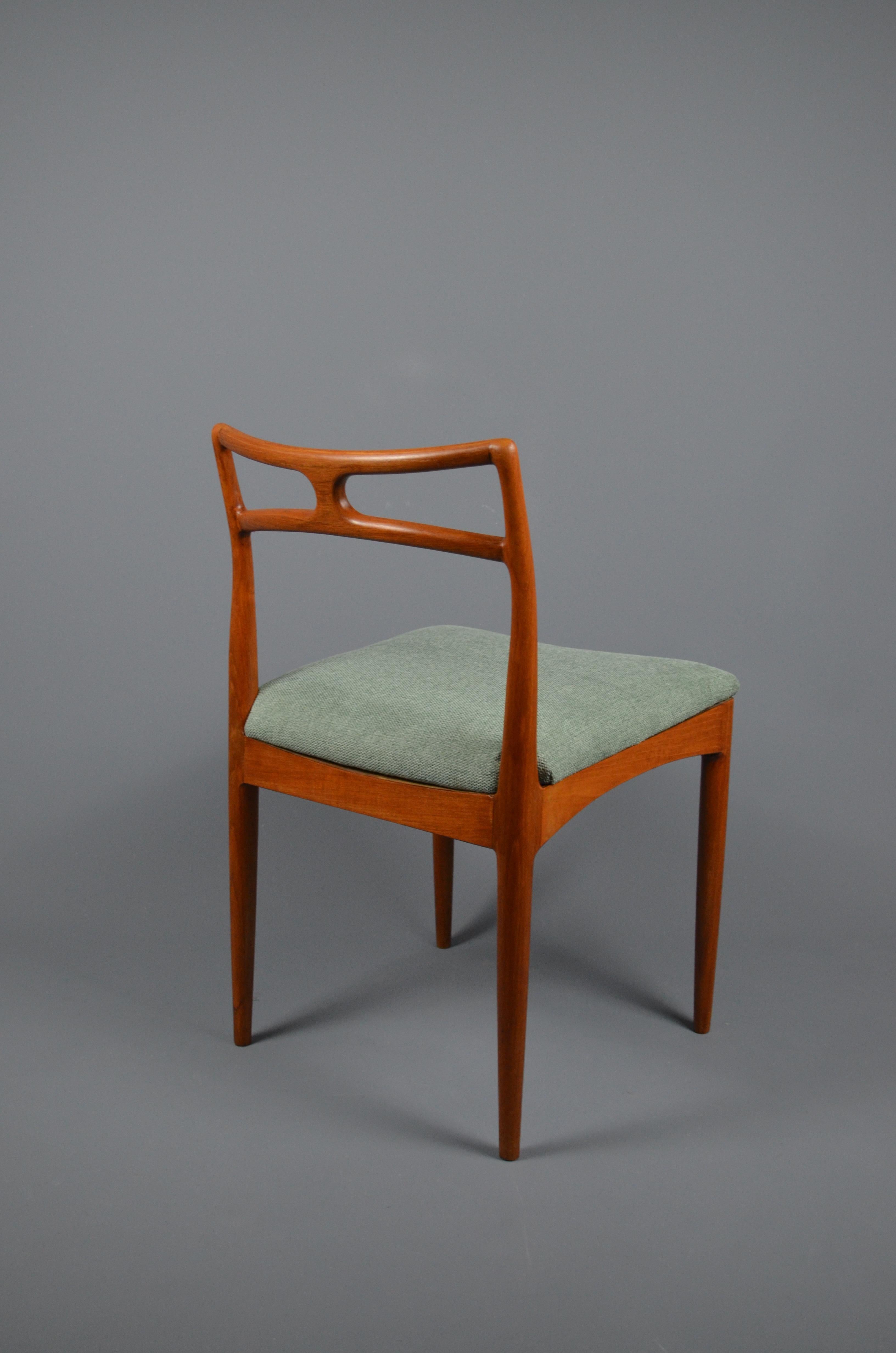 Sedia da pranzo Model 94 in teak di Johannes Andersen per Christian Linneberg, anni '60 in vendita 3