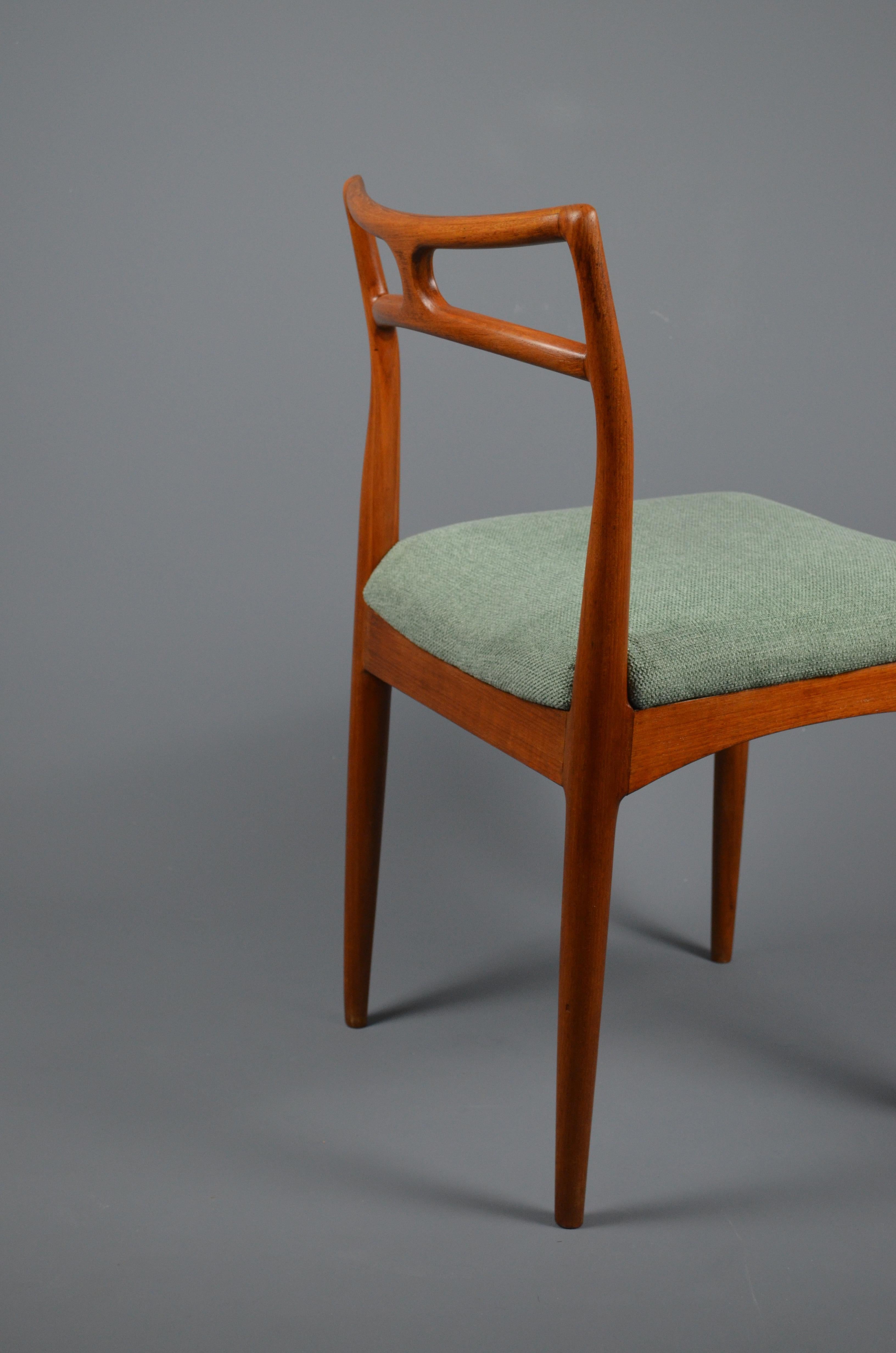 Sedia da pranzo Model 94 in teak di Johannes Andersen per Christian Linneberg, anni '60 in vendita 6