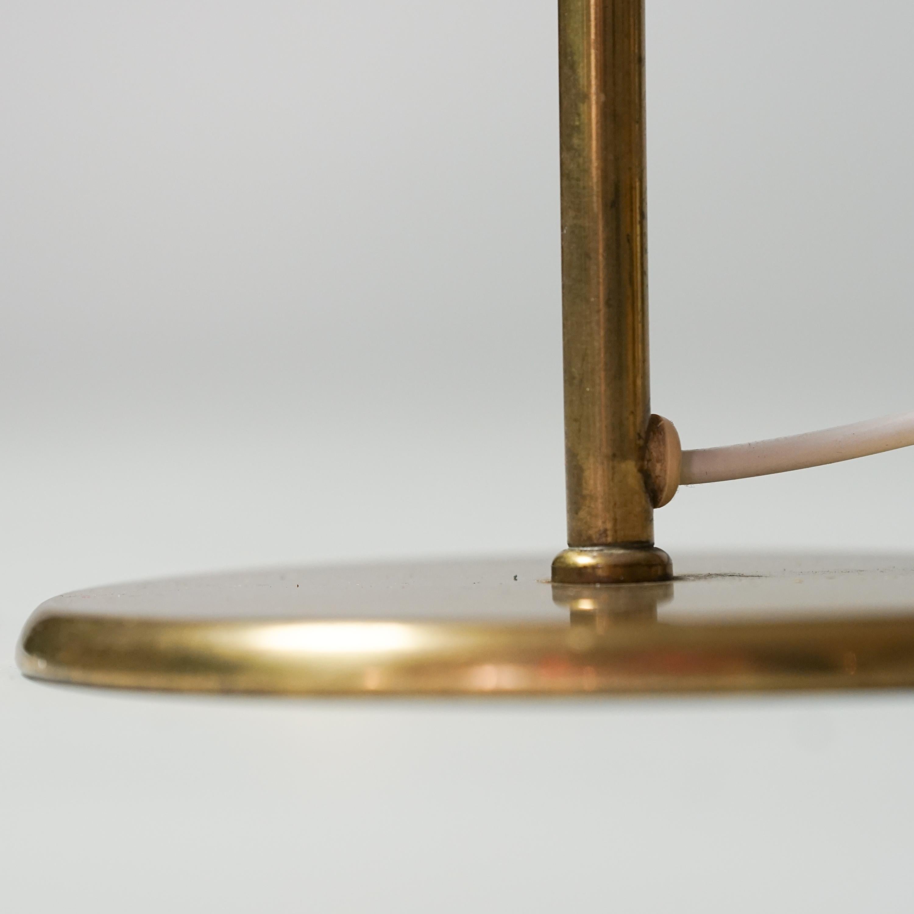Brass Model 9633 Floor Lamp, Paavo Tynell, Taito Oy, 1940/1950s For Sale