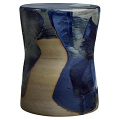 Model A Glazed Stoneware Stool by Pascale Girardin