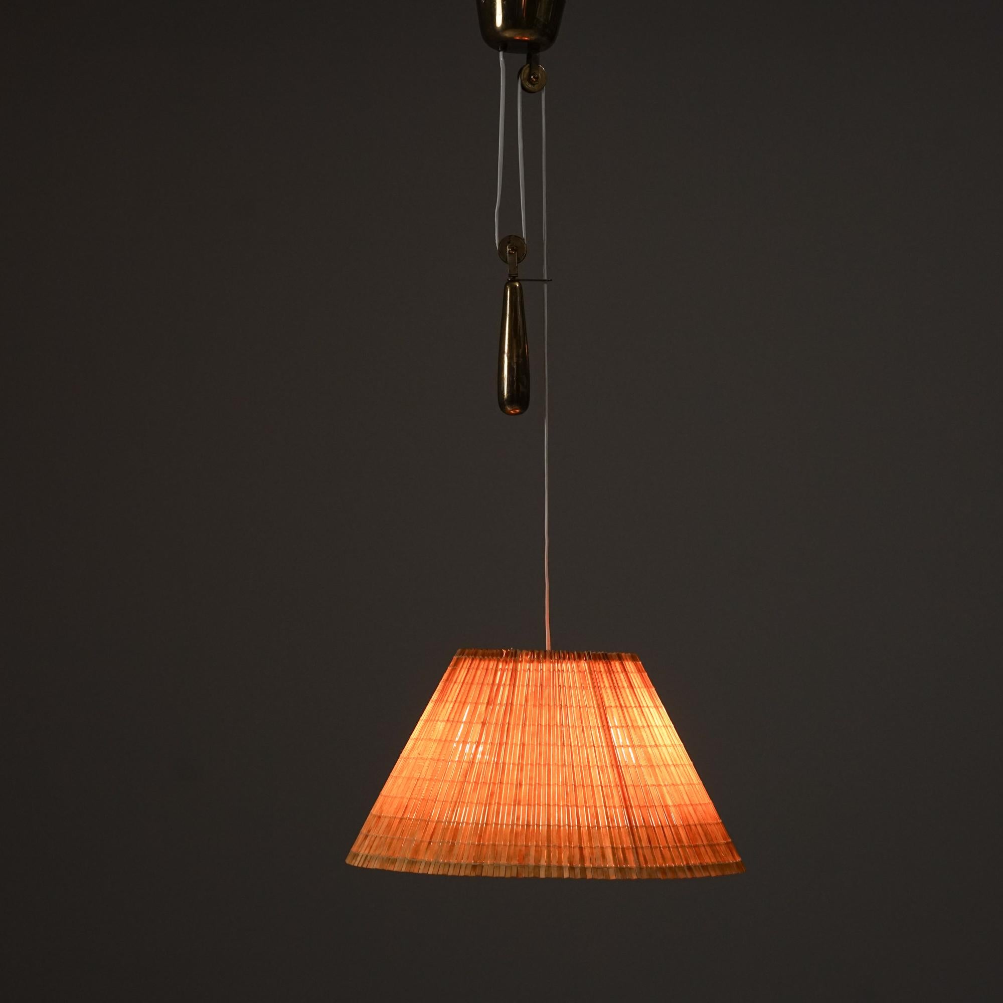 20th Century Model A1968 Pendant, Paavo Tynell, Taito Oy, Mid 20th-century For Sale