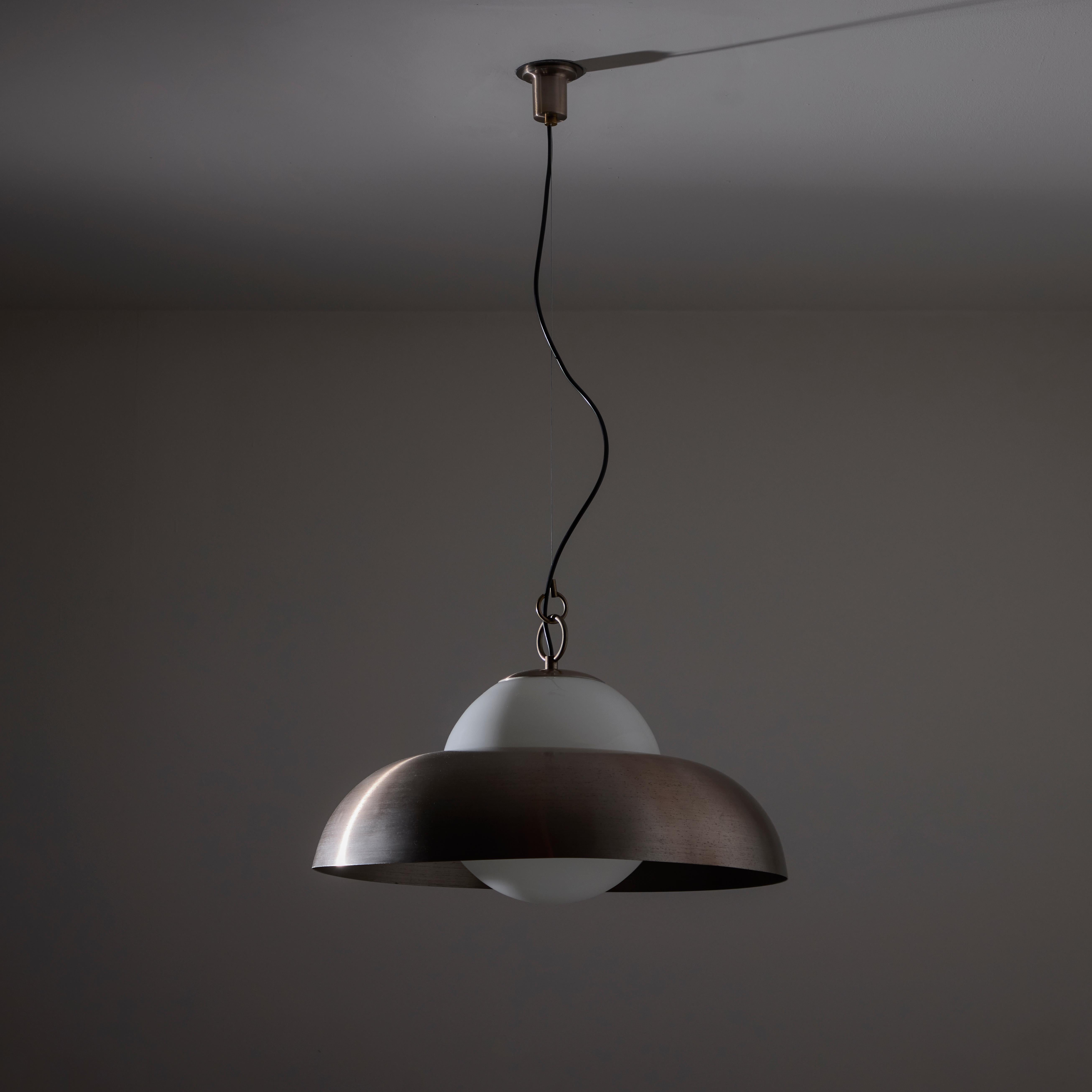 Metal Model A288 Suspension Lamp by Sergio Asti for Candle
