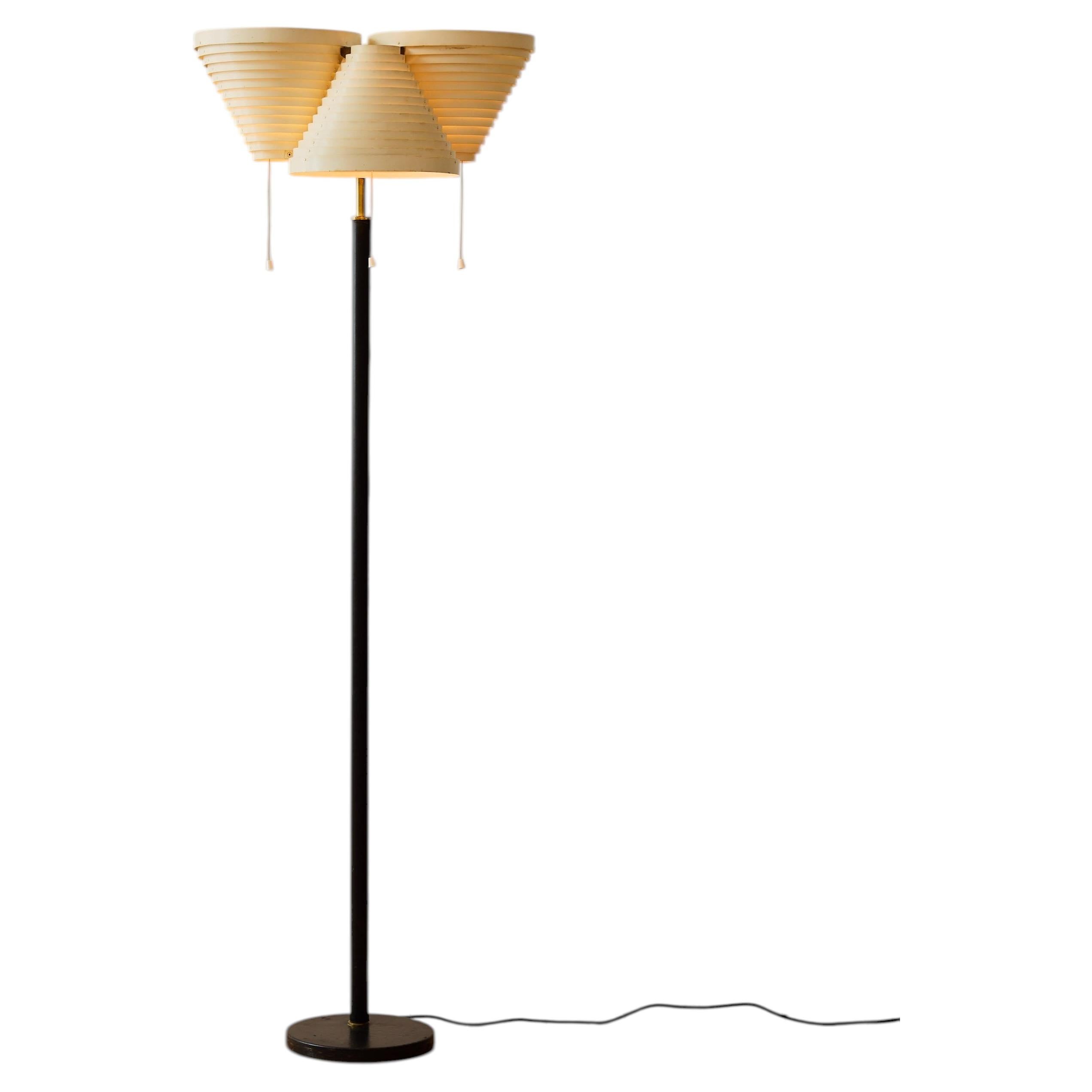 Model A809 Floor Lamp by Alvar Aalto for Valaistustyö