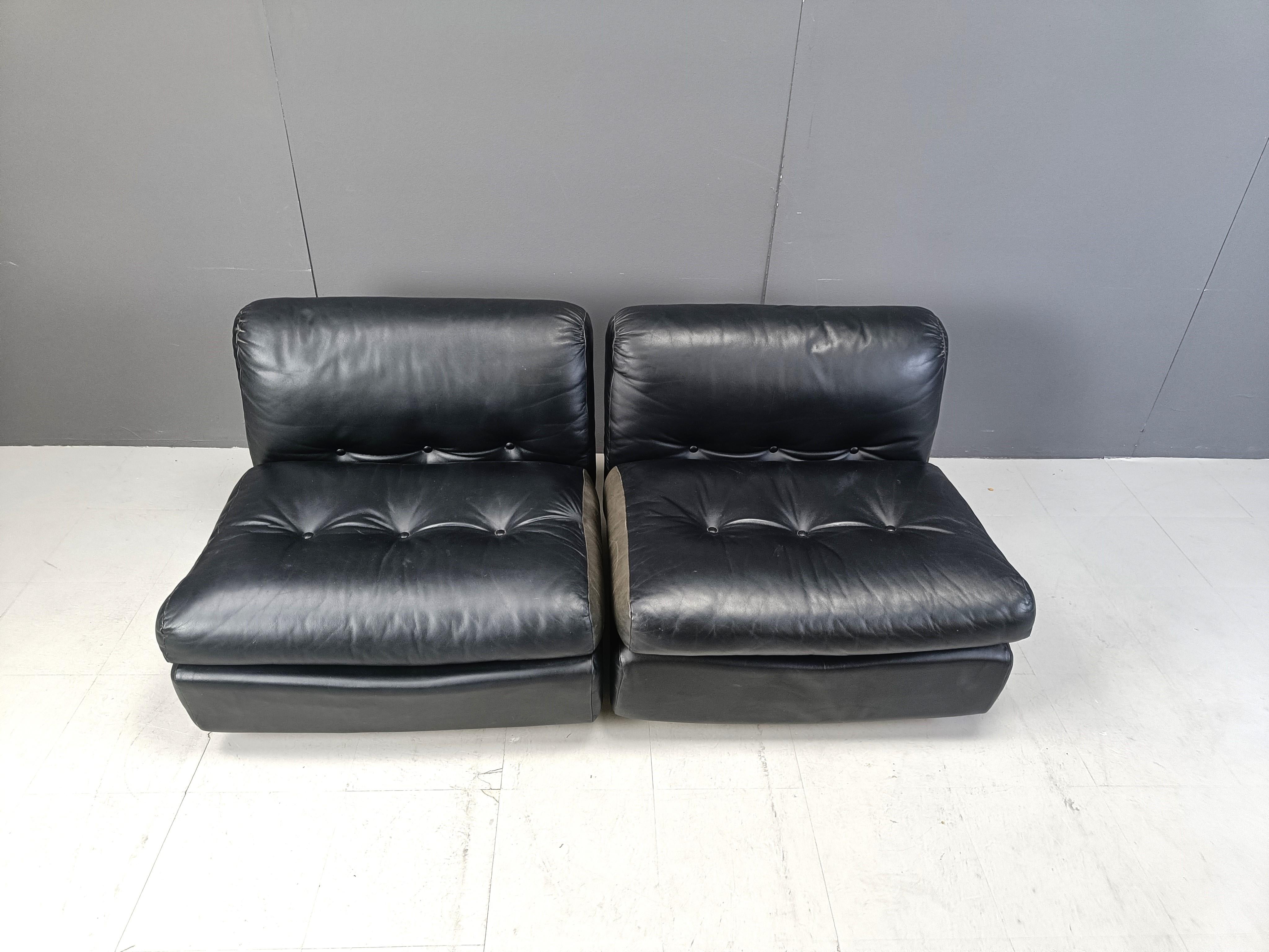 Model Amanta Modular Sofa by Mario Bellini for B&B Italia, 1970s In Good Condition In Leuven, Vlaams Gewest