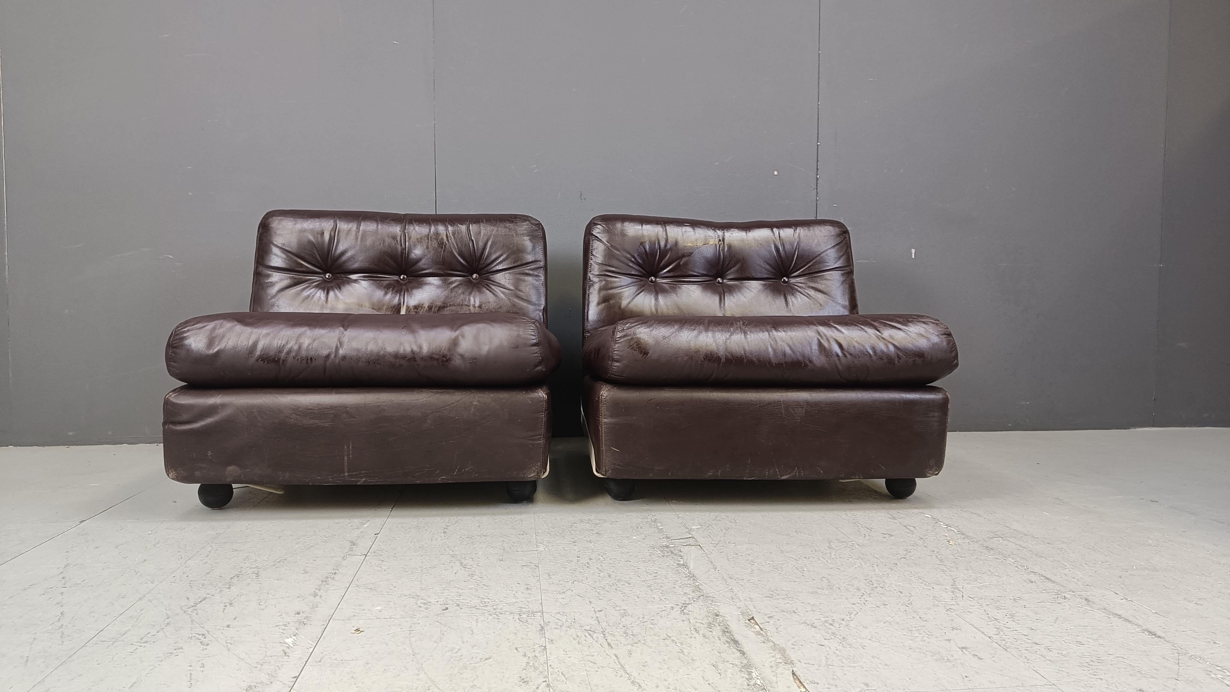 Late 20th Century Model Amanta Modular Sofa by Mario Bellini for B&B Italia, 1970s