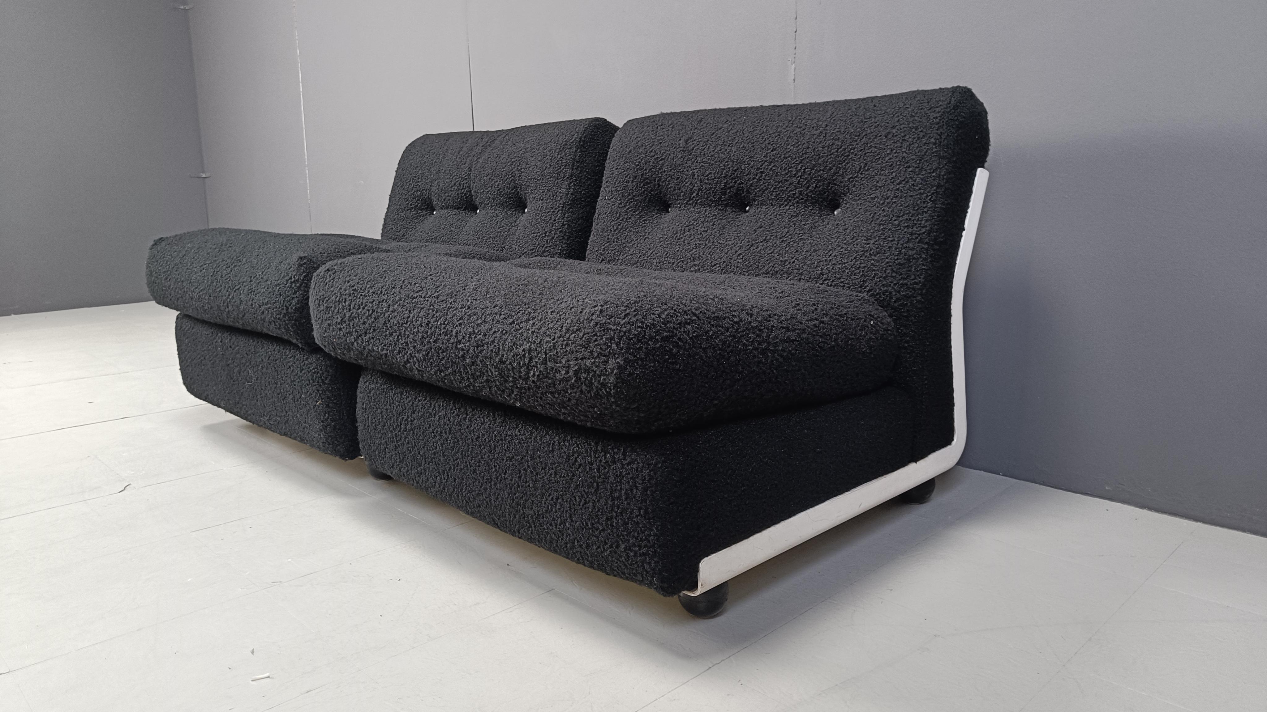 Modulares Sofa Modell Amanta von Mario Bellini für B&B Italia, 1970er Jahre, 2er-Set im Angebot 3
