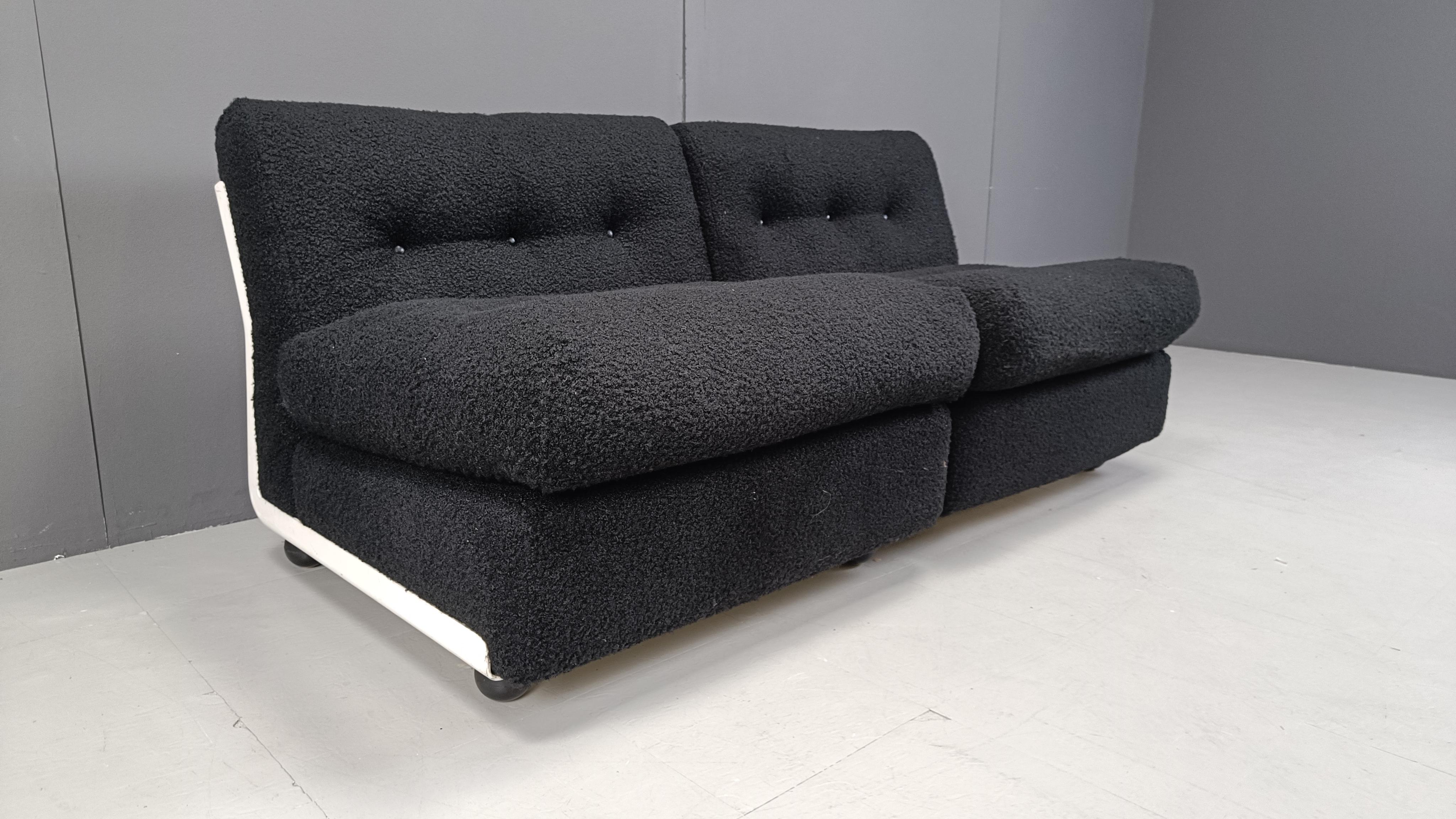Modulares Sofa Modell Amanta von Mario Bellini für B&B Italia, 1970er Jahre, 2er-Set im Angebot 4