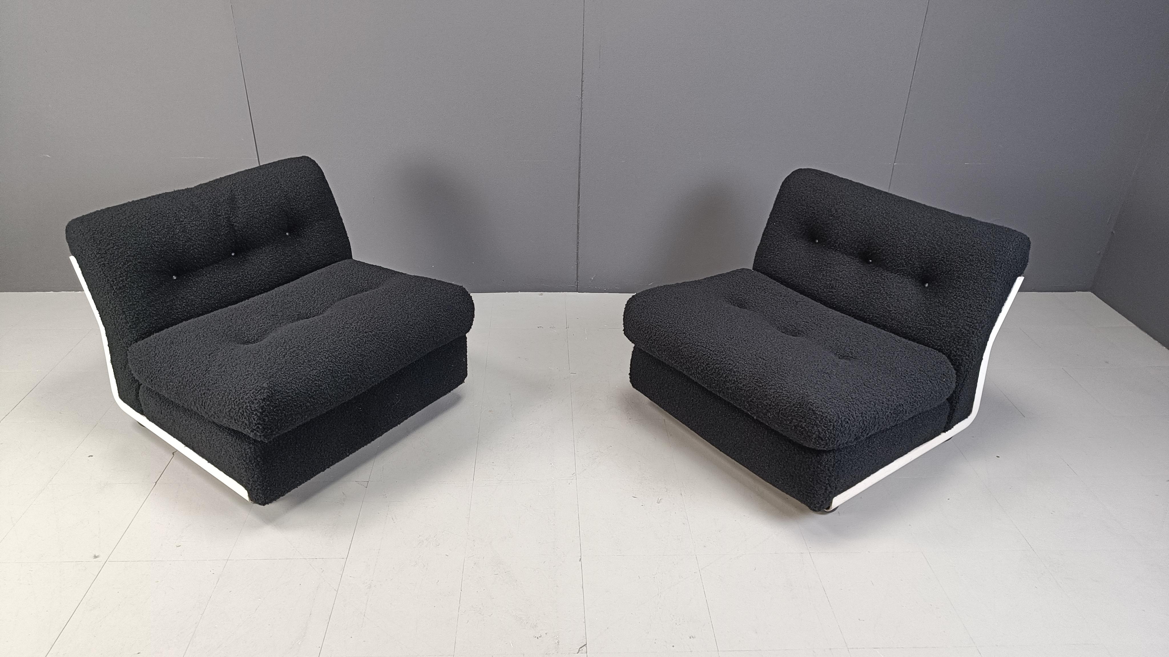 Modulares Sofa Modell Amanta von Mario Bellini für B&B Italia, 1970er Jahre, 2er-Set (Space Age) im Angebot