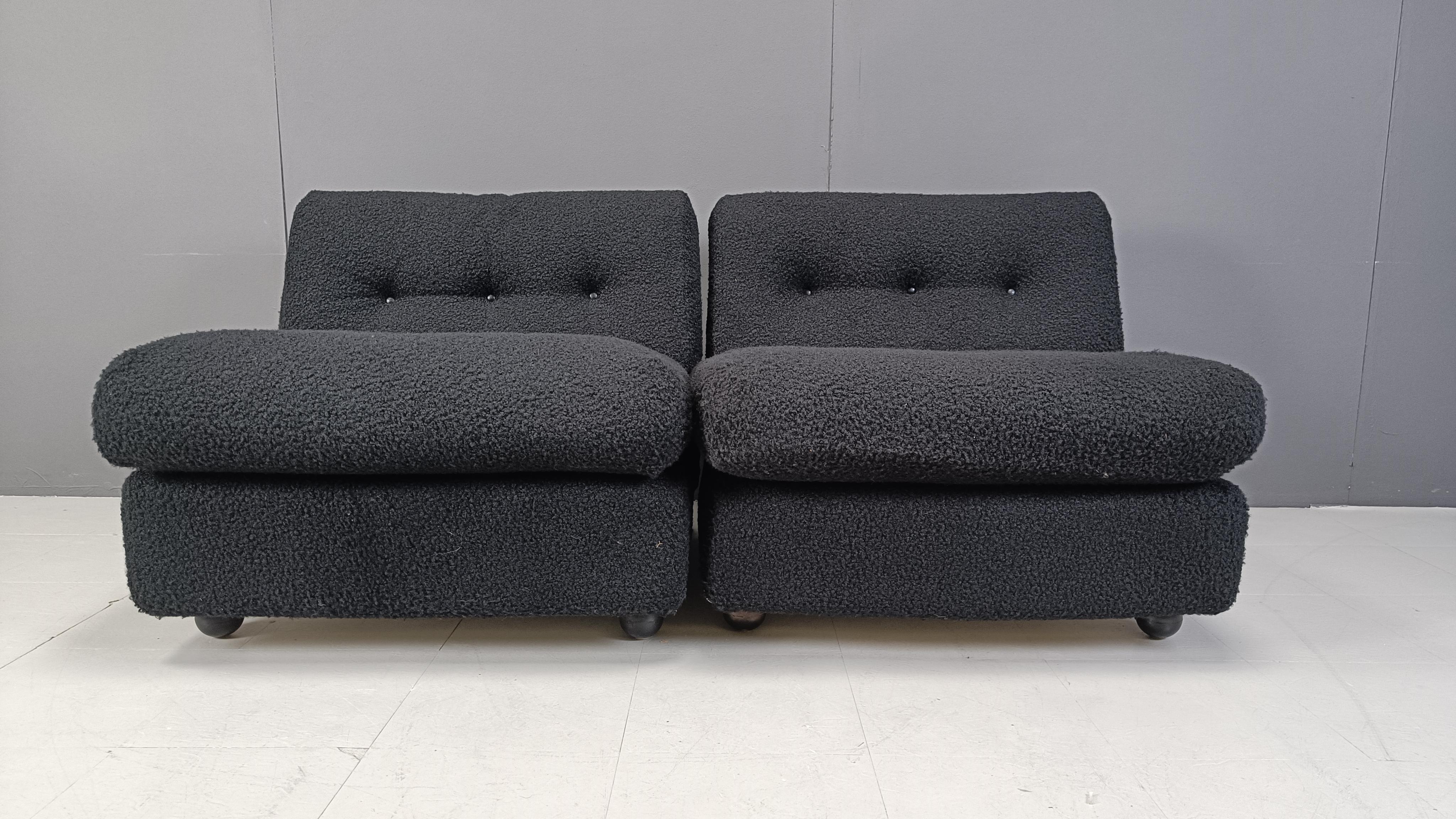 Modulares Sofa Modell Amanta von Mario Bellini für B&B Italia, 1970er Jahre, 2er-Set im Angebot 1