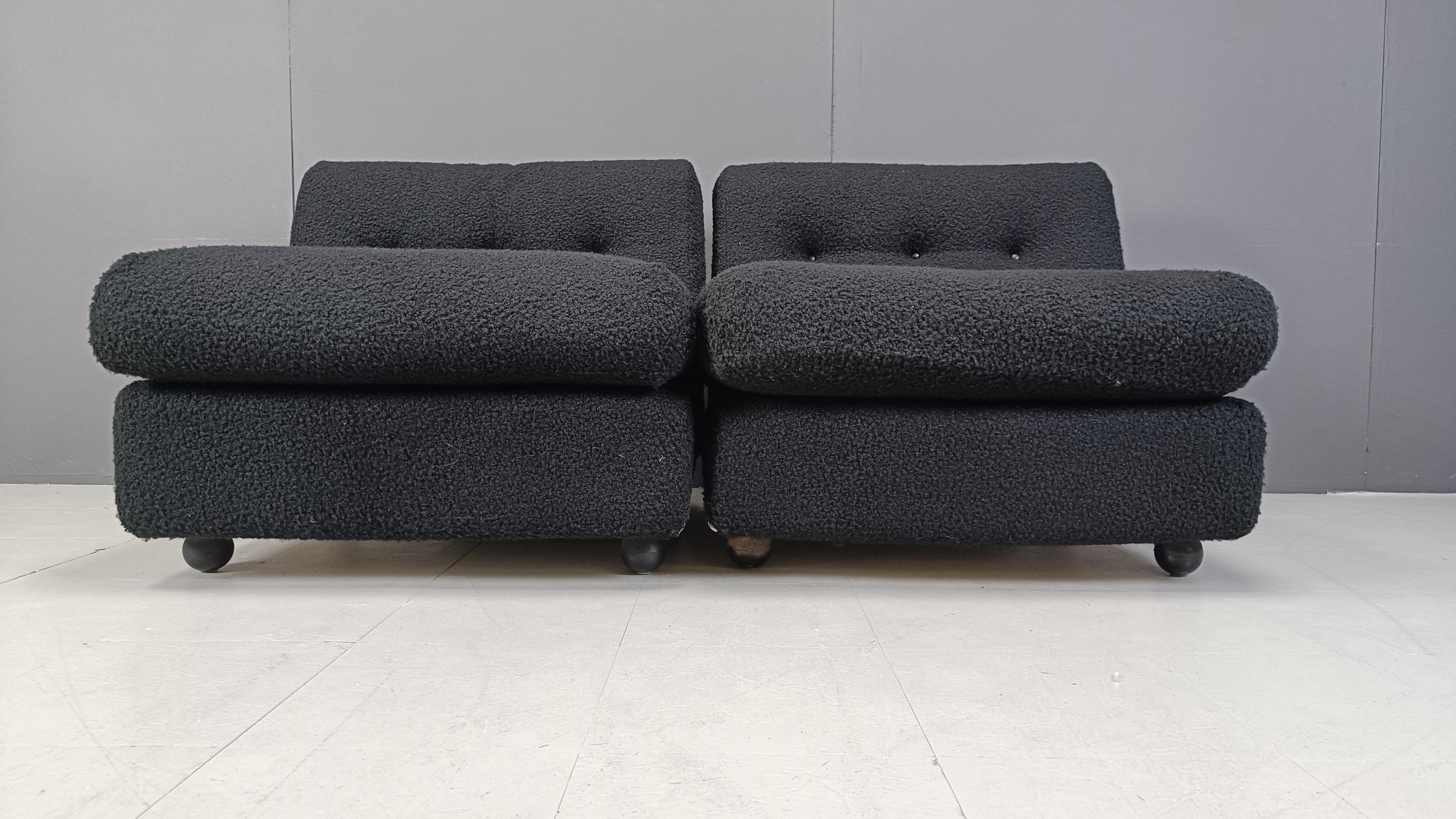 Modulares Sofa Modell Amanta von Mario Bellini für B&B Italia, 1970er Jahre, 2er-Set im Angebot 2
