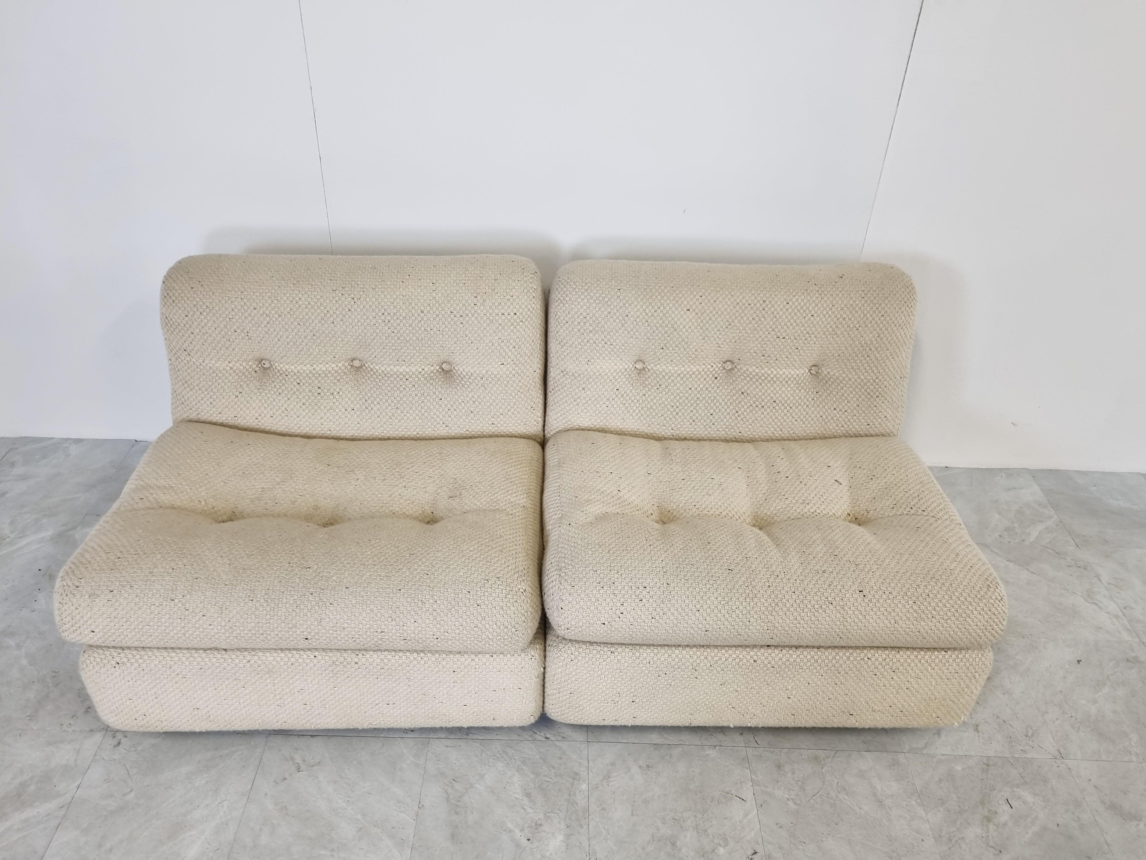 Italian Model Amanta Modular Sofa by Mario Bellini for B&B Italia, 1980s