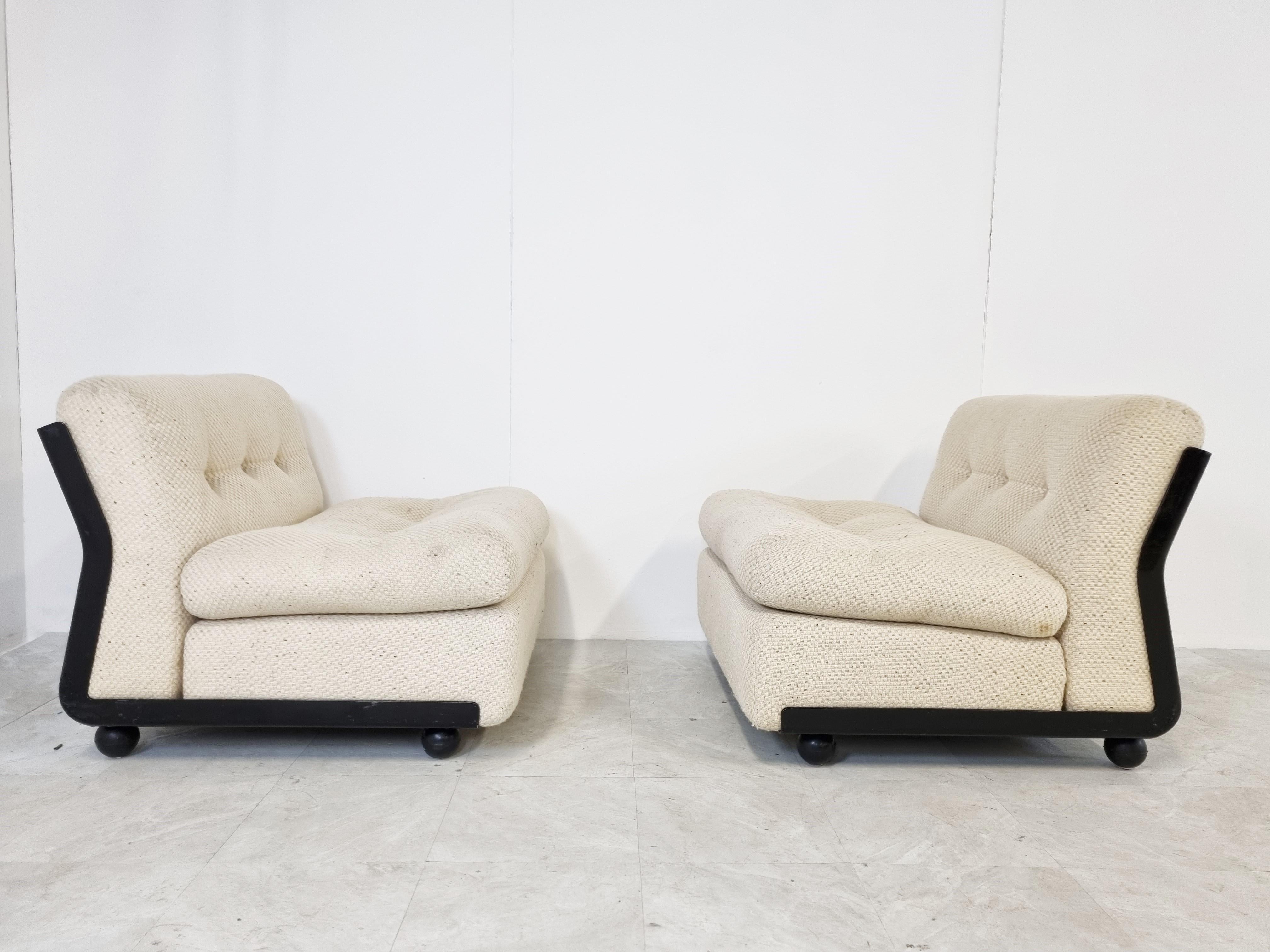 Model Amanta Modular Sofa by Mario Bellini for B&B Italia, 1980s In Good Condition In Leuven, Vlaams Gewest