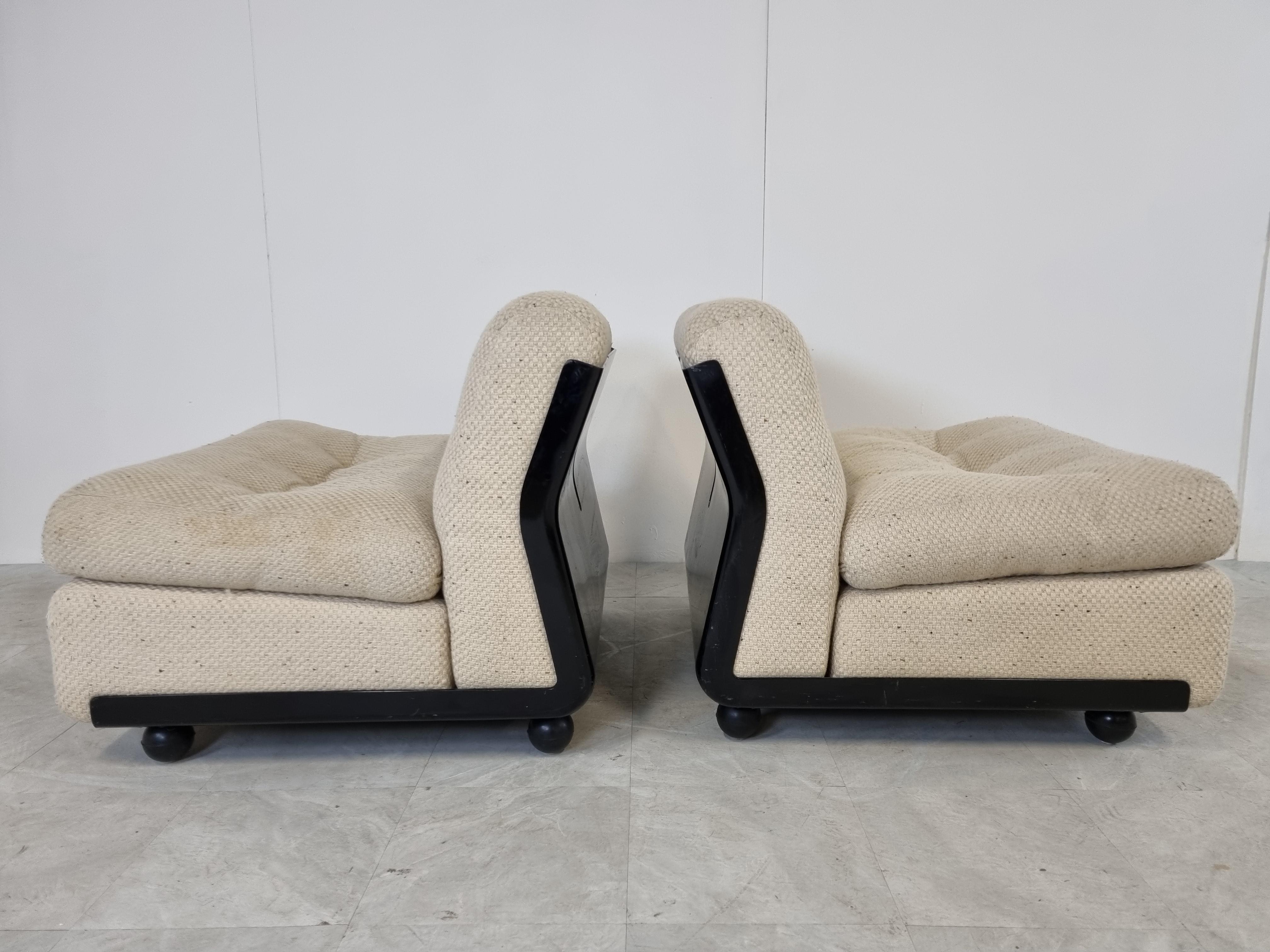 Fabric Model Amanta Modular Sofa by Mario Bellini for B&B Italia, 1980s