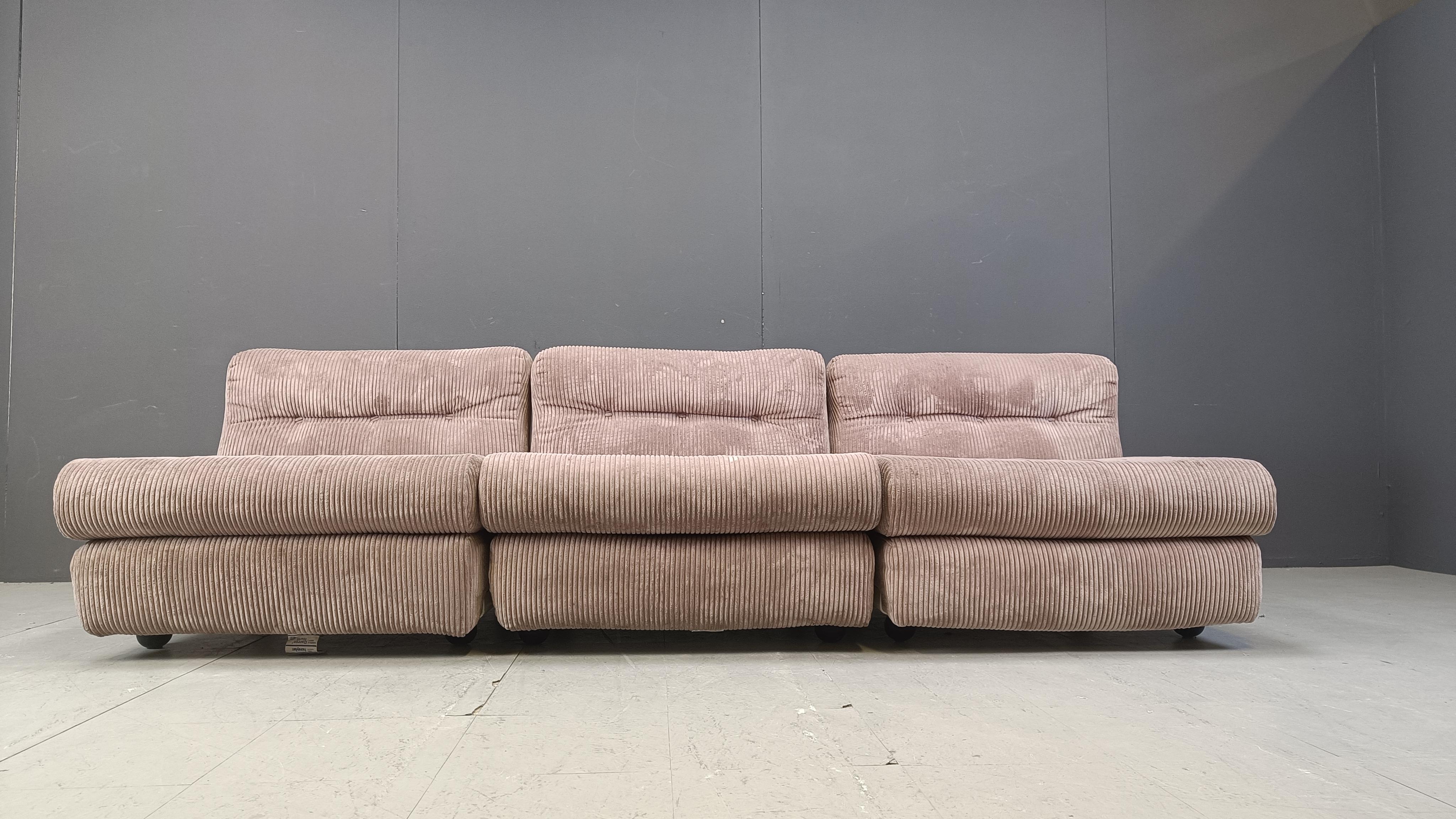 Fabric Model Amanta Modular Sofa by Mario Bellini for C&B Italia, 1970s