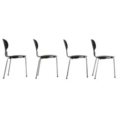 Model Ant Dining Chairs by Arne Jacobsen for Fritz Hansen, 1950s, Set of 4