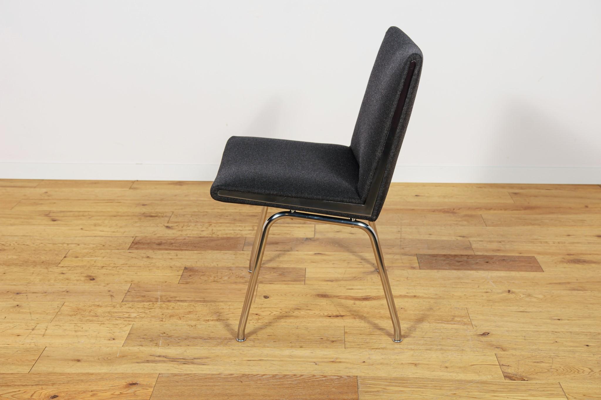 Modèle AP-38 Chaises d'aéroport par Hans J. Wegner pour AP Stolen, Danemark, ensemble de 4. en vente 3