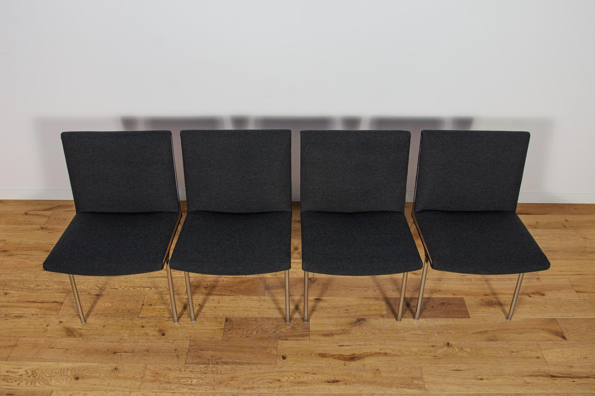 Mid-Century Modern Modèle AP-38 Chaises d'aéroport par Hans J. Wegner pour AP Stolen, Danemark, ensemble de 4. en vente