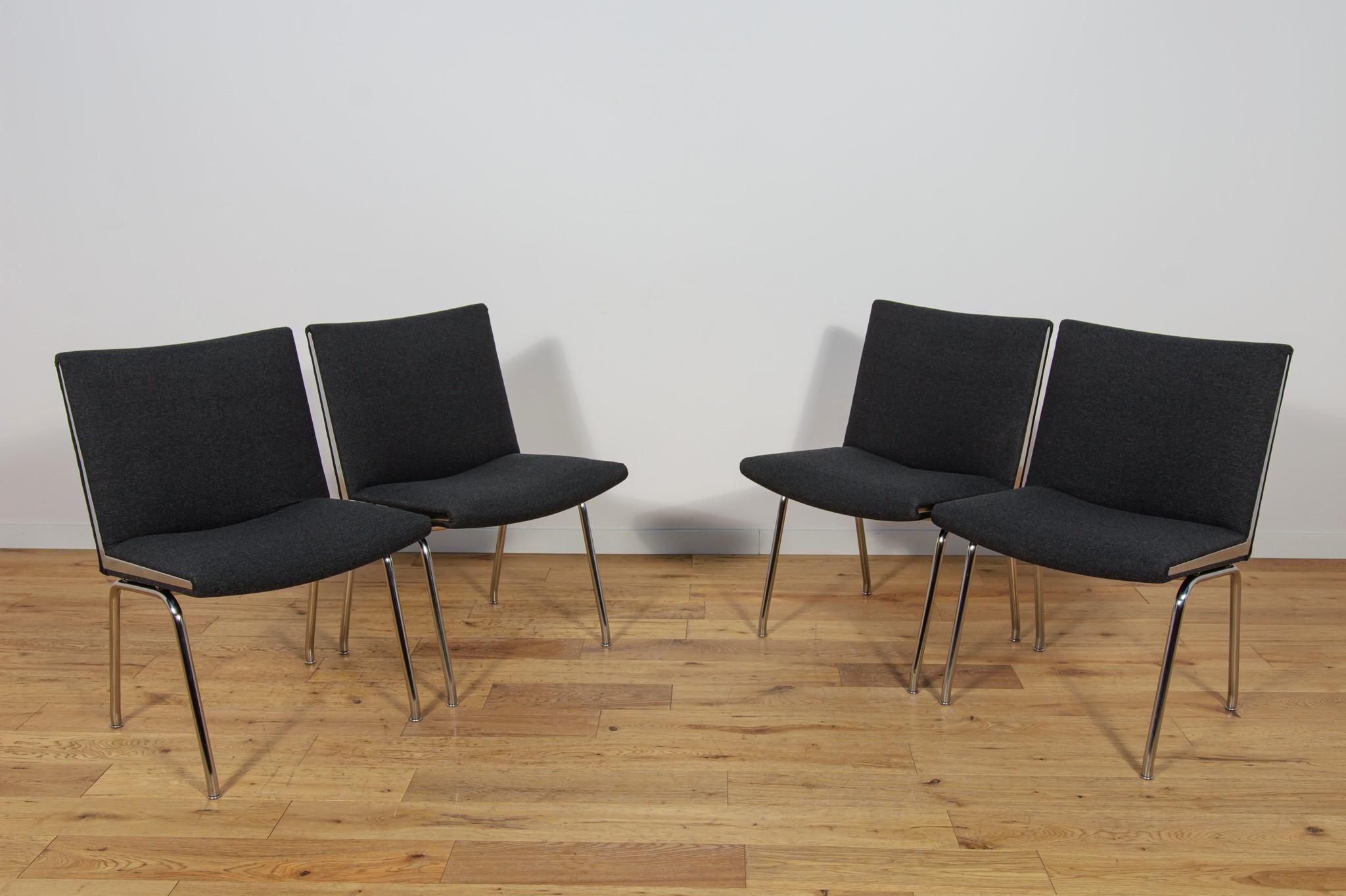 Danois Modèle AP-38 Chaises d'aéroport par Hans J. Wegner pour AP Stolen, Danemark, ensemble de 4. en vente