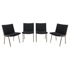 Model AP-38 Airport Chairs by Hans J. Wegner for AP Stolen, Denmark, Set 4.
