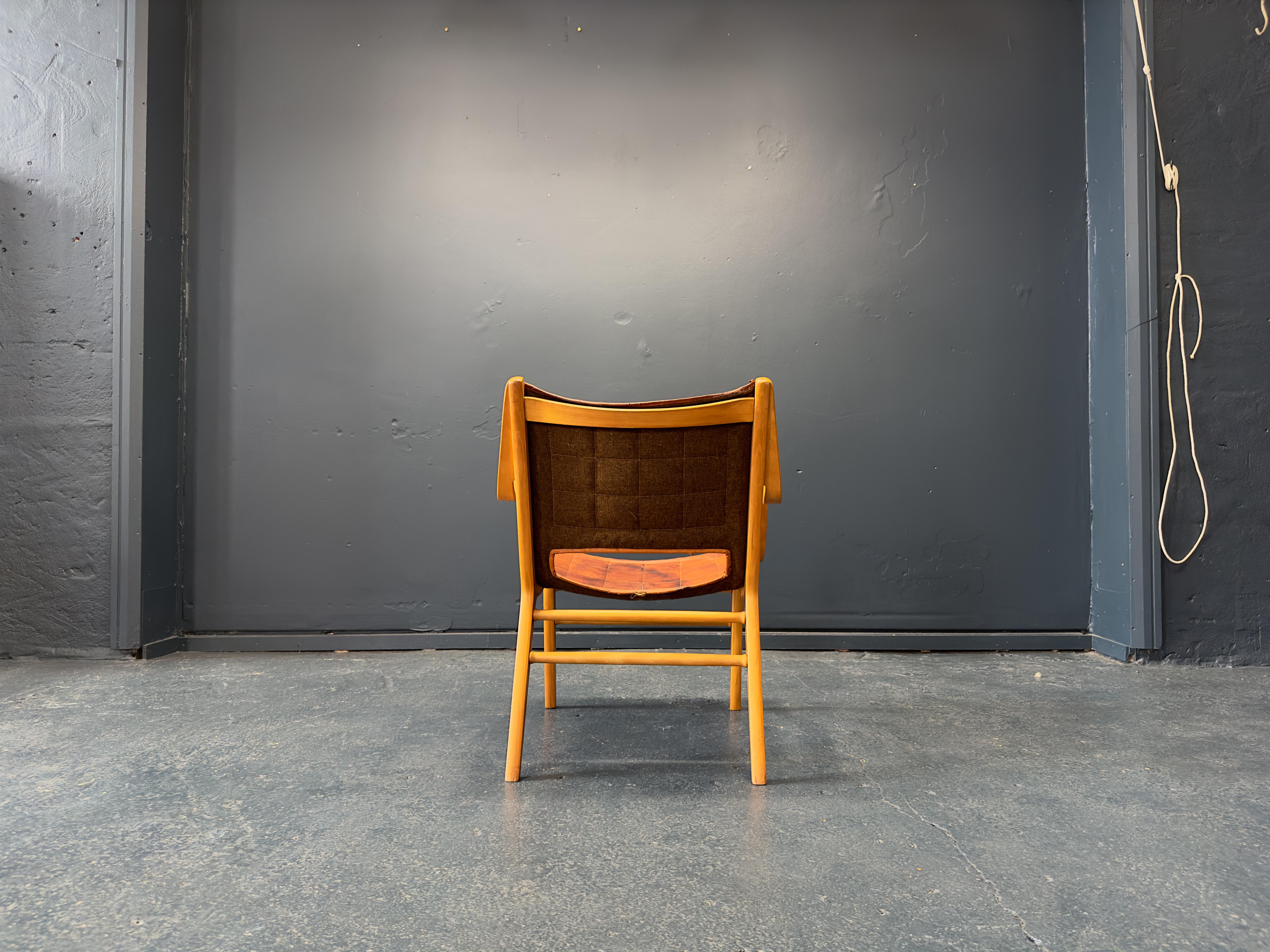 Modèle AX 6060 Chaise Club par Peter Hvidt & Orla Mølgaard-Nielsen Bon état - En vente à London, GB