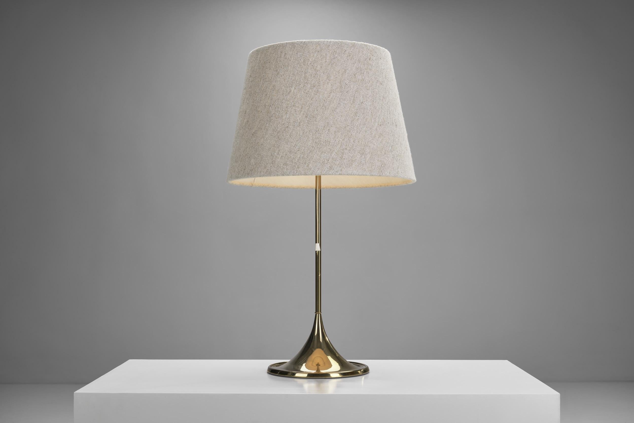 Brass Model B-024 Table Lamps by Alf Svensson and Yngvar Sandström, Sweden 1960s