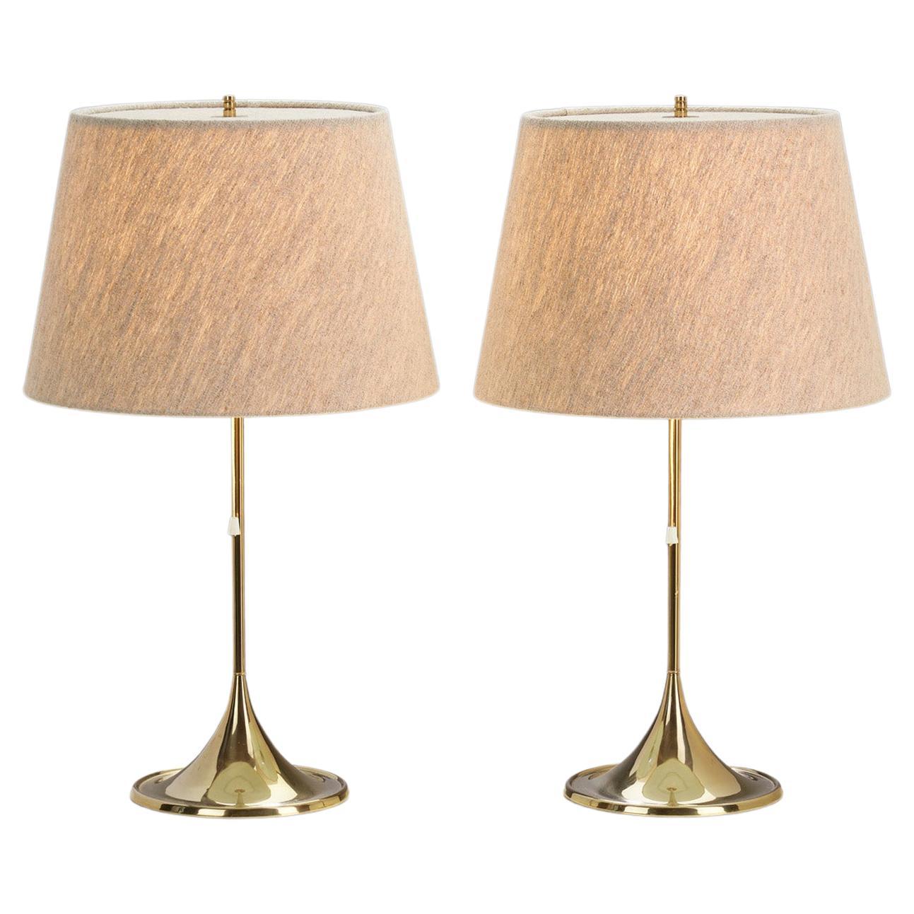 Model B-024 Table Lamps by Alf Svensson and Yngvar Sandström, Sweden 1960s