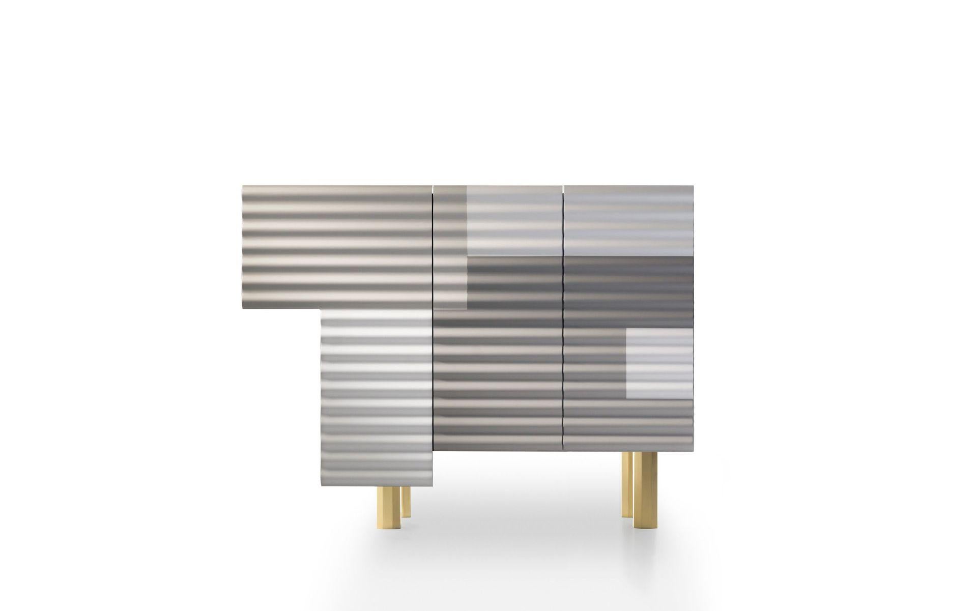 Lacquered Model B Shanty Cabinet by Doshi Levien For Sale