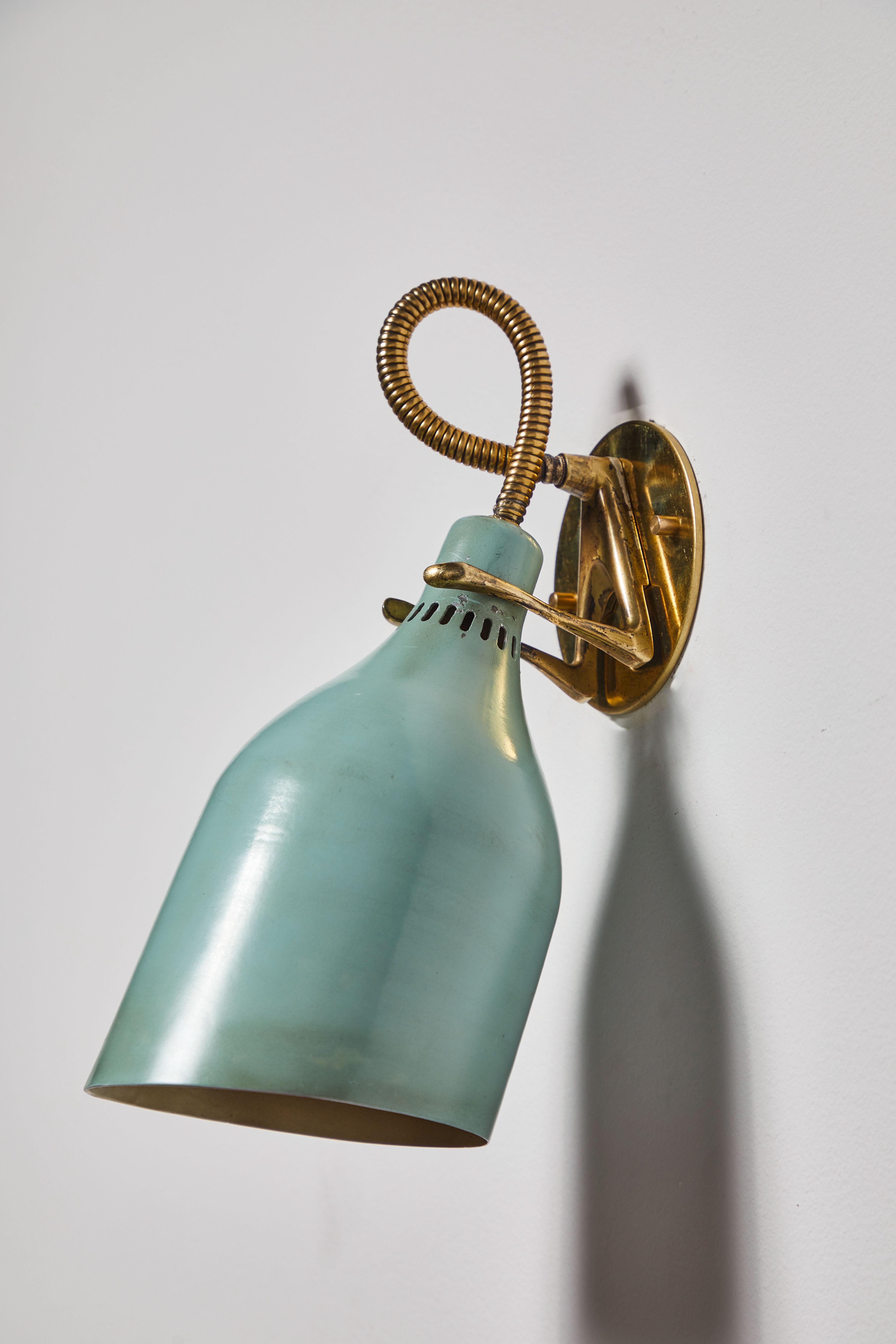 Mid-Century Modern Model B2 Faretto Single Sconce by Giuseppe Ostuni for Oluce