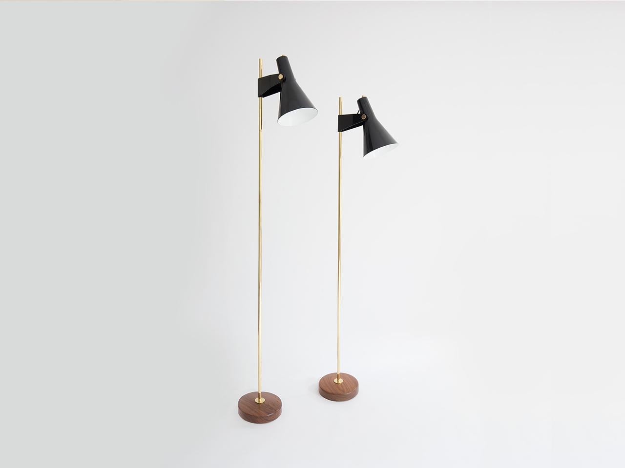 Francese Lampada a stelo Model B4 di René Jean Caillette DISPONIBILE ORA in vendita