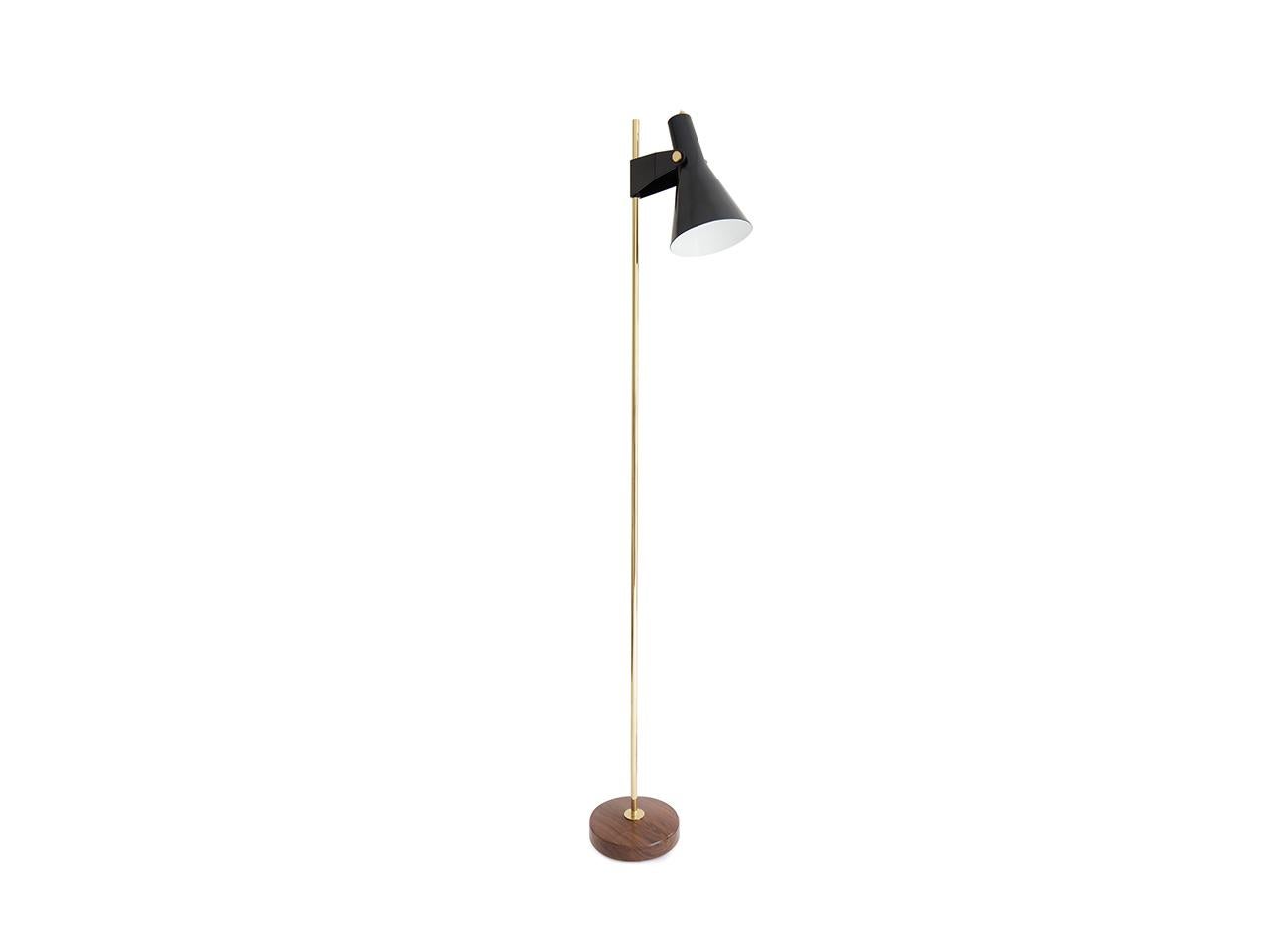 Lacquered Model B4 Standing Lamp by René Jean Caillette AVAILABLE NOW For Sale