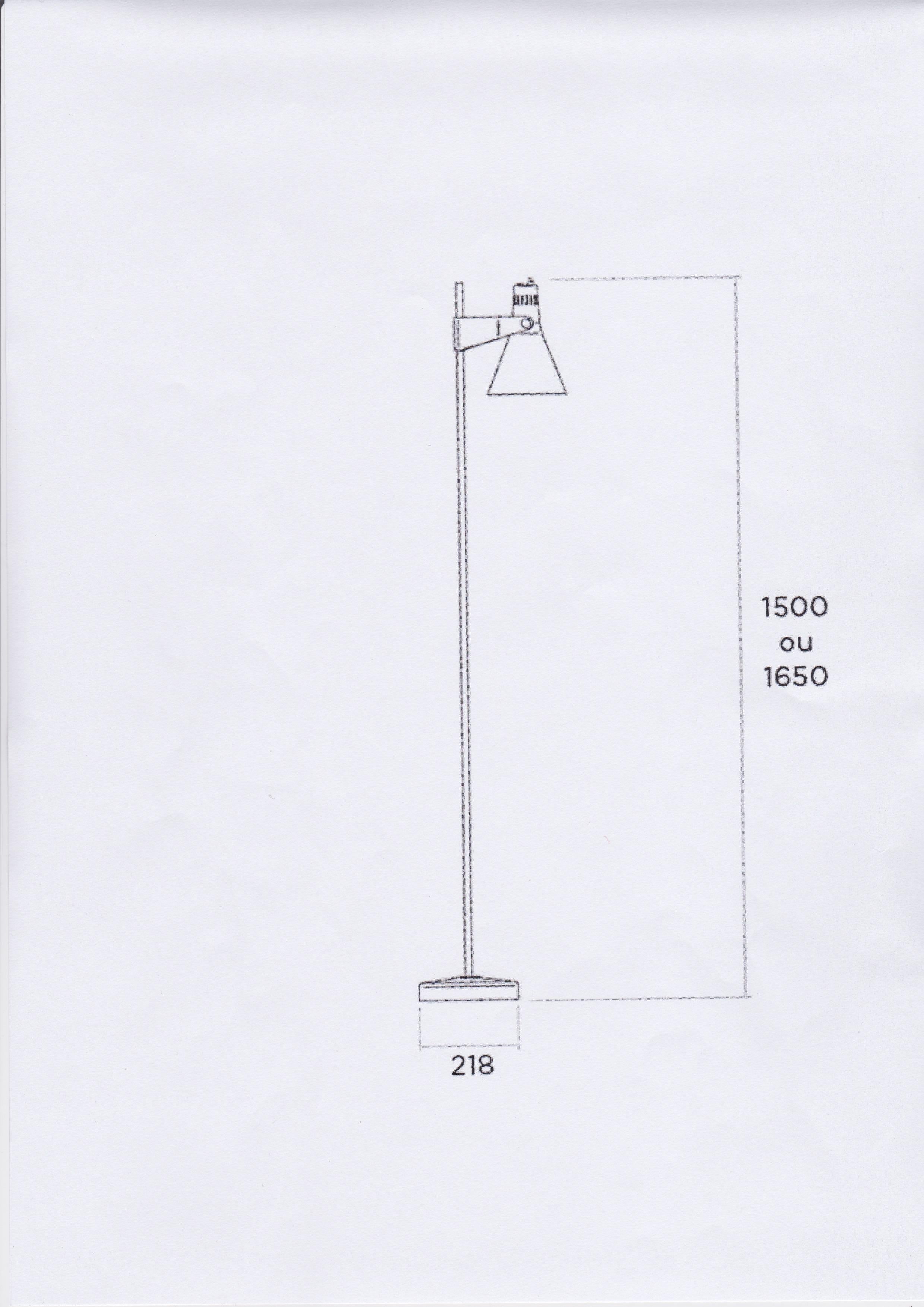 Model B4 Standing Lamp by René Jean Caillette AVAILABLE NOW In Excellent Condition For Sale In London, GB