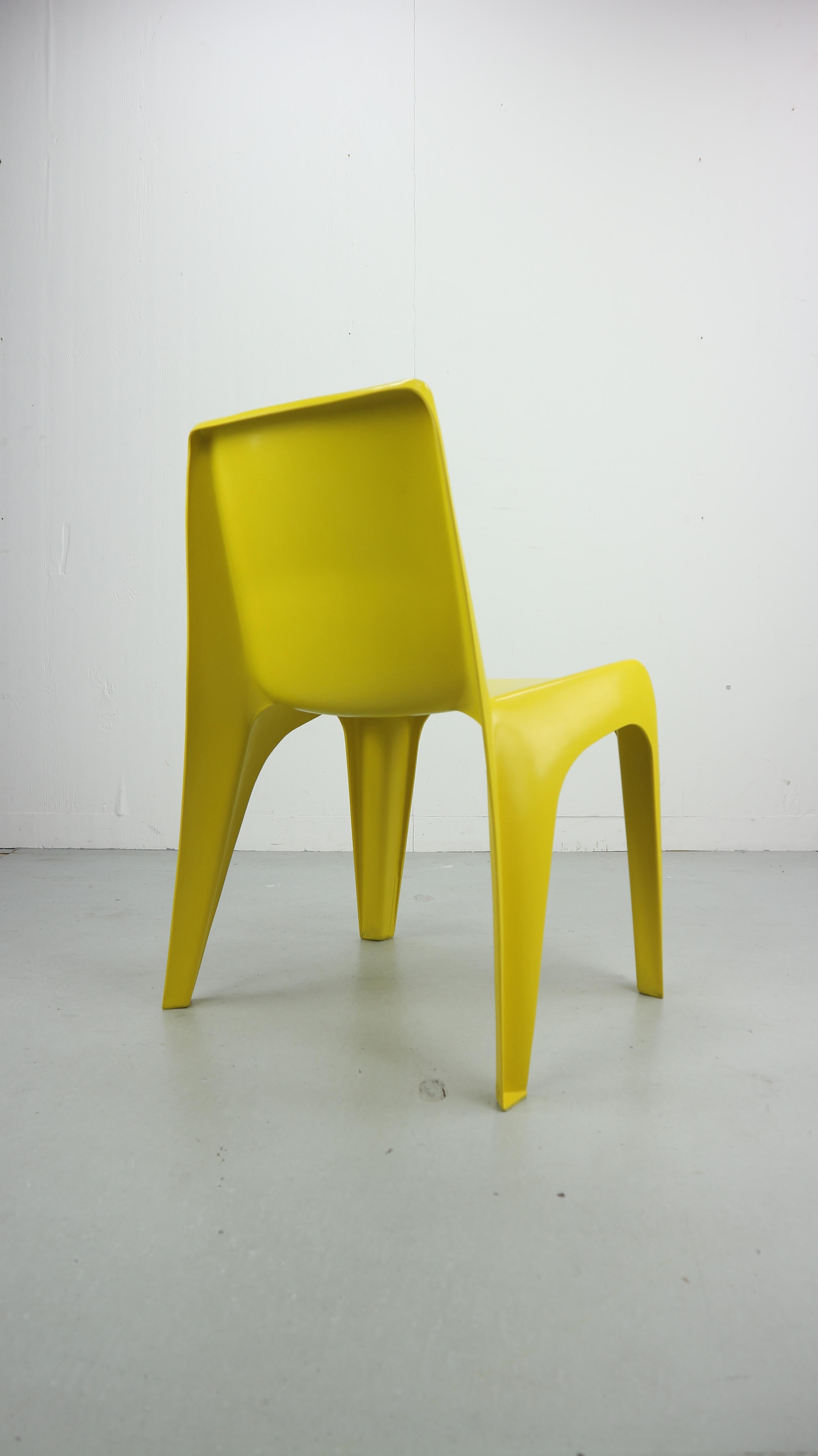 Model BA 1171 4 Chair by Helmut Bätzner For Bofinger, 1960s, Germany In Good Condition In The Hague, NL