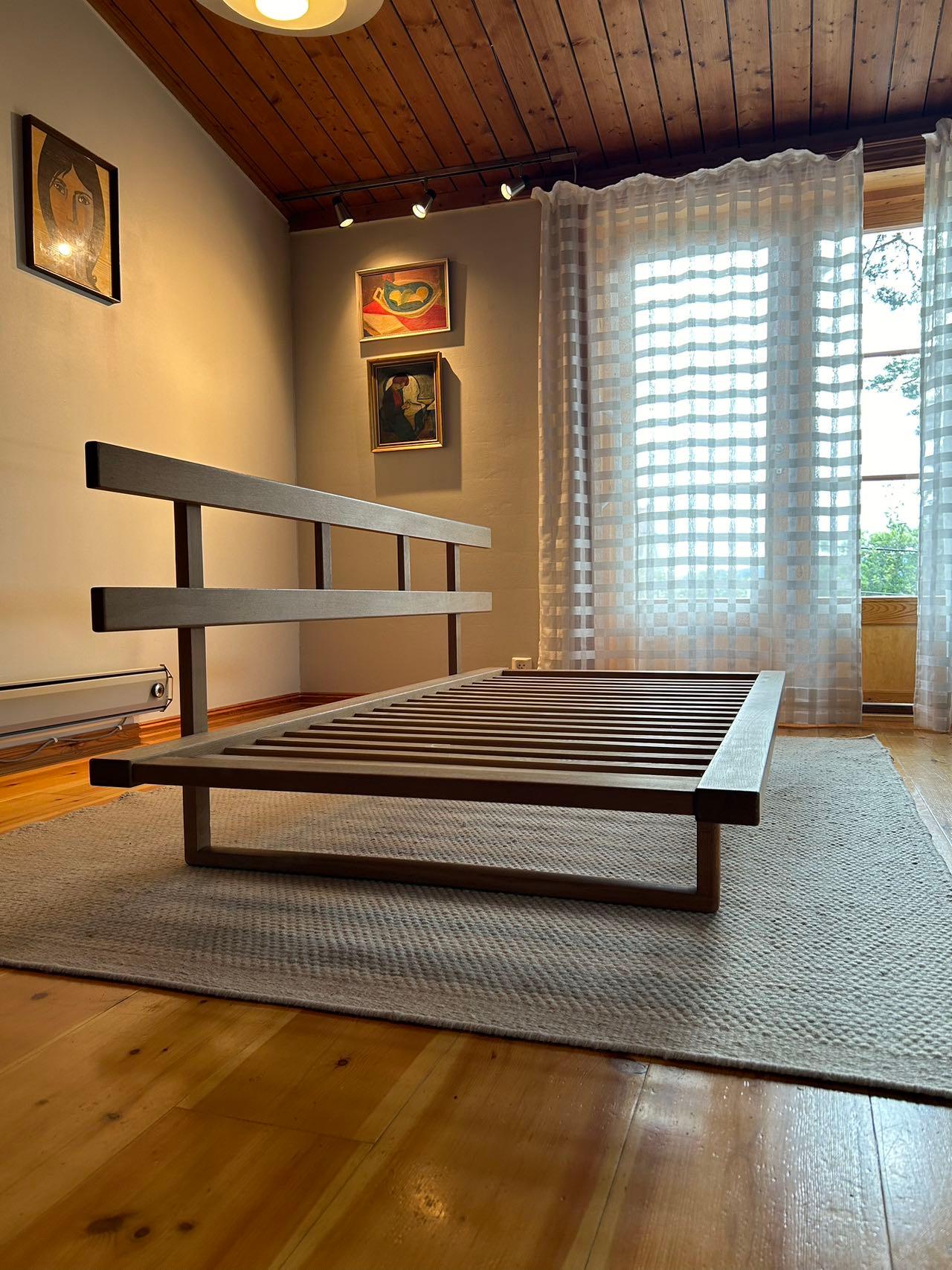 Modelo BM4312 Sofá-cama de Børge Mogensen para Fredericia, Dinamarca, Roble, Años 60 en venta 7