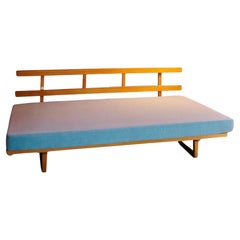 Model BM4312 Daybed Sofa by Børge Mogensen for Fredericia, Denmark, Oak, 1960s