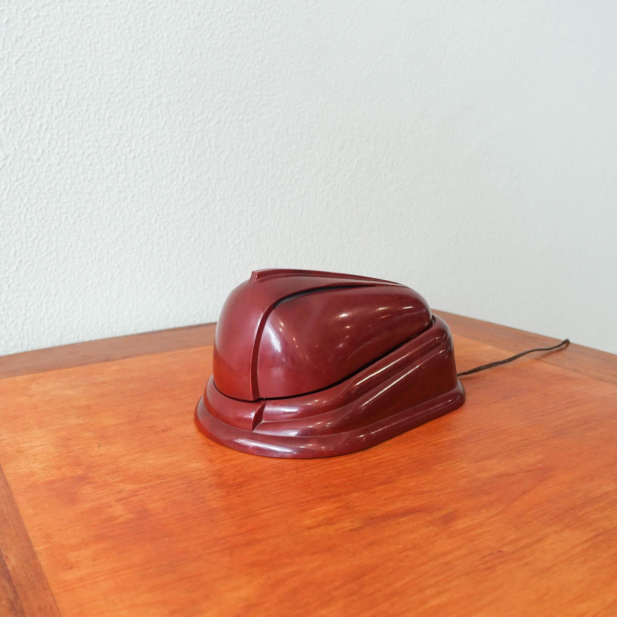 Copper Model Bolide Table Lamp by Jumo Brevete for Jumo, 1940s