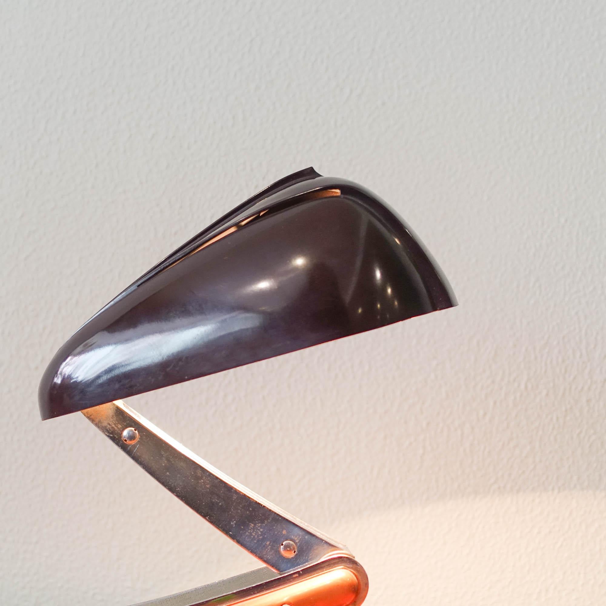 Model Bolide Table Lamp by Jumo Brevete for Jumo, 1940s 7