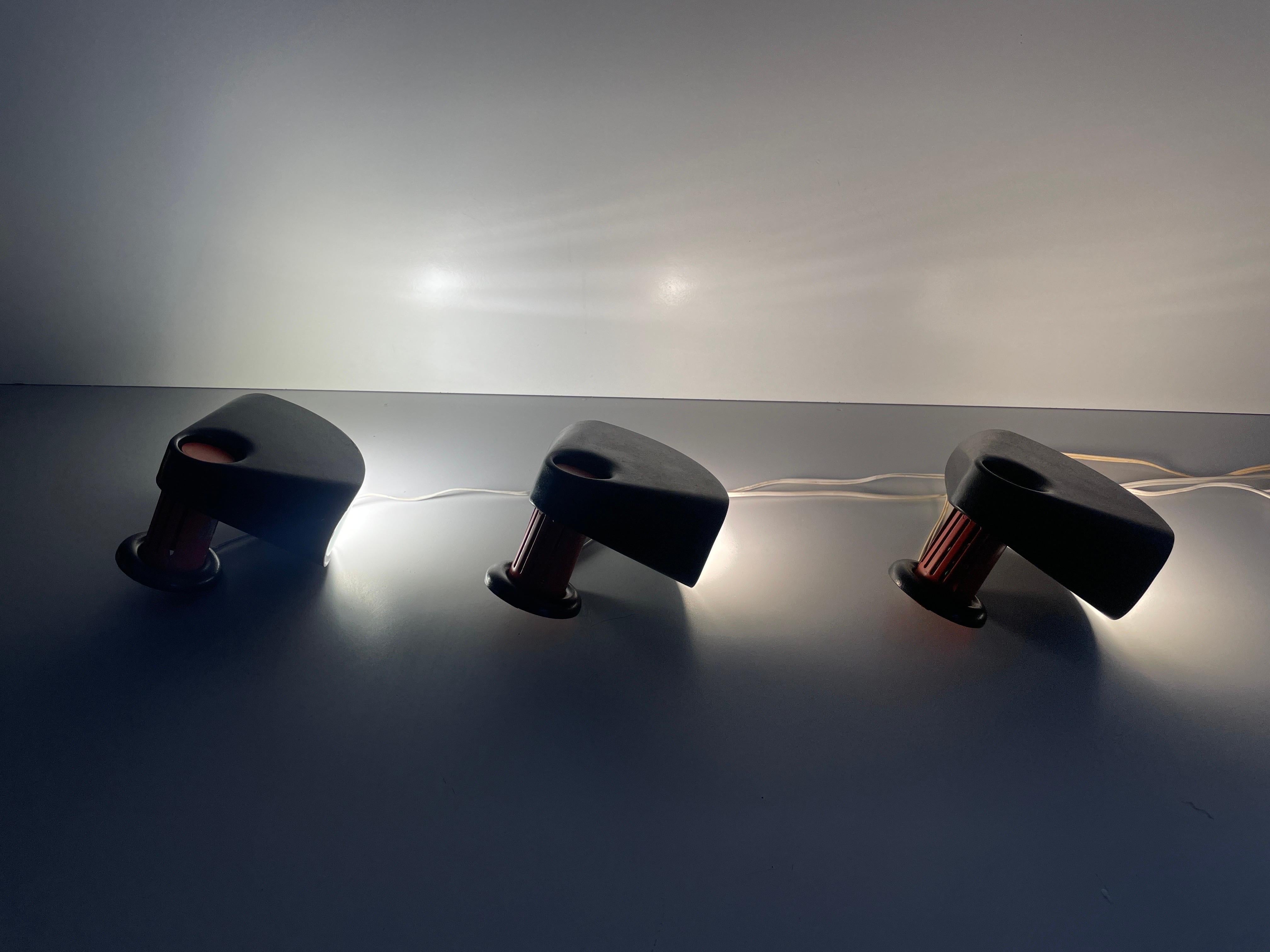 Model Bollo Ensemble de 3 appliques murales par Tobia Scarpa pour Flos, années 1970, Italie en vente 5