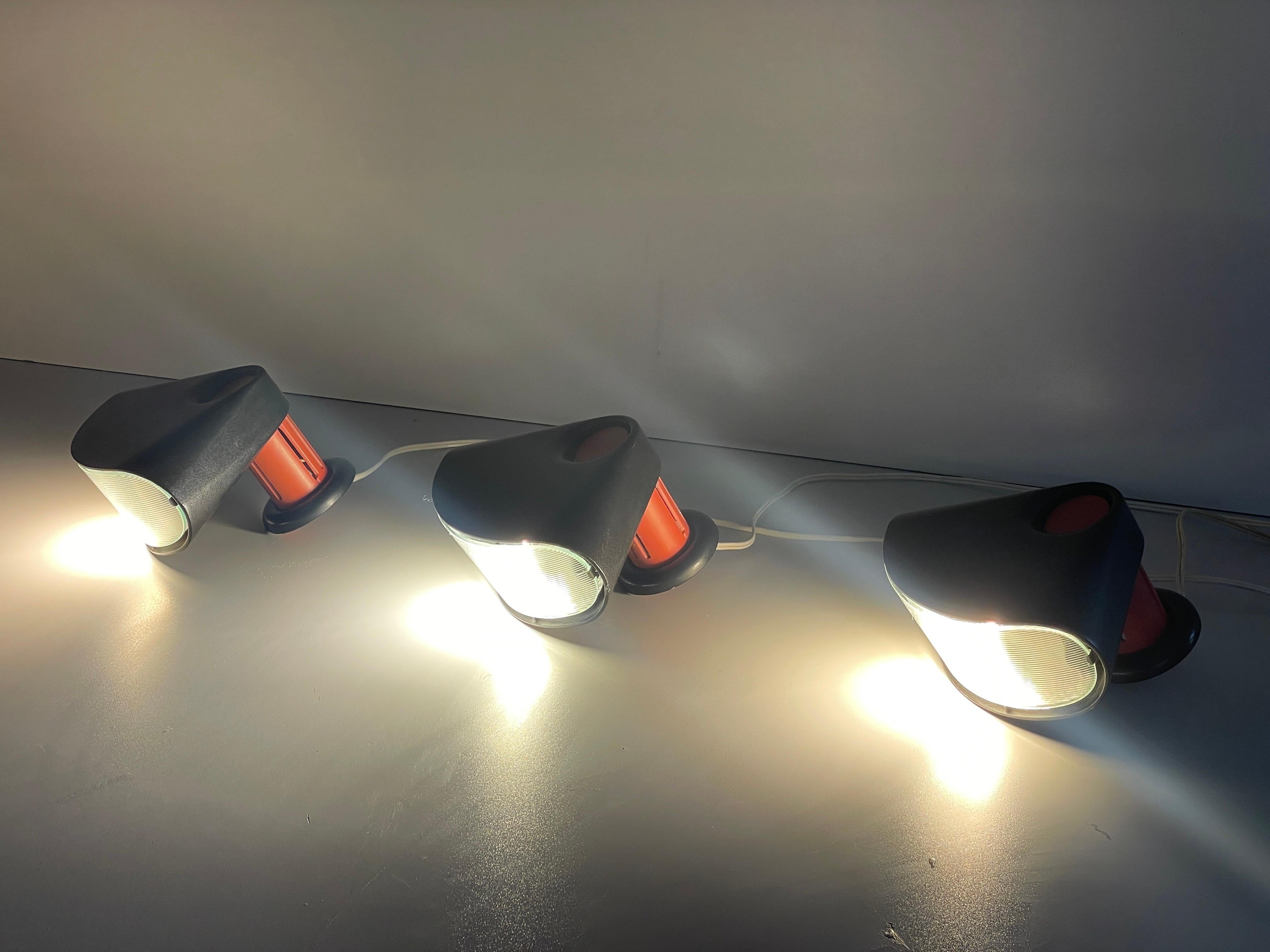 Model Bollo Ensemble de 3 appliques murales par Tobia Scarpa pour Flos, années 1970, Italie en vente 6