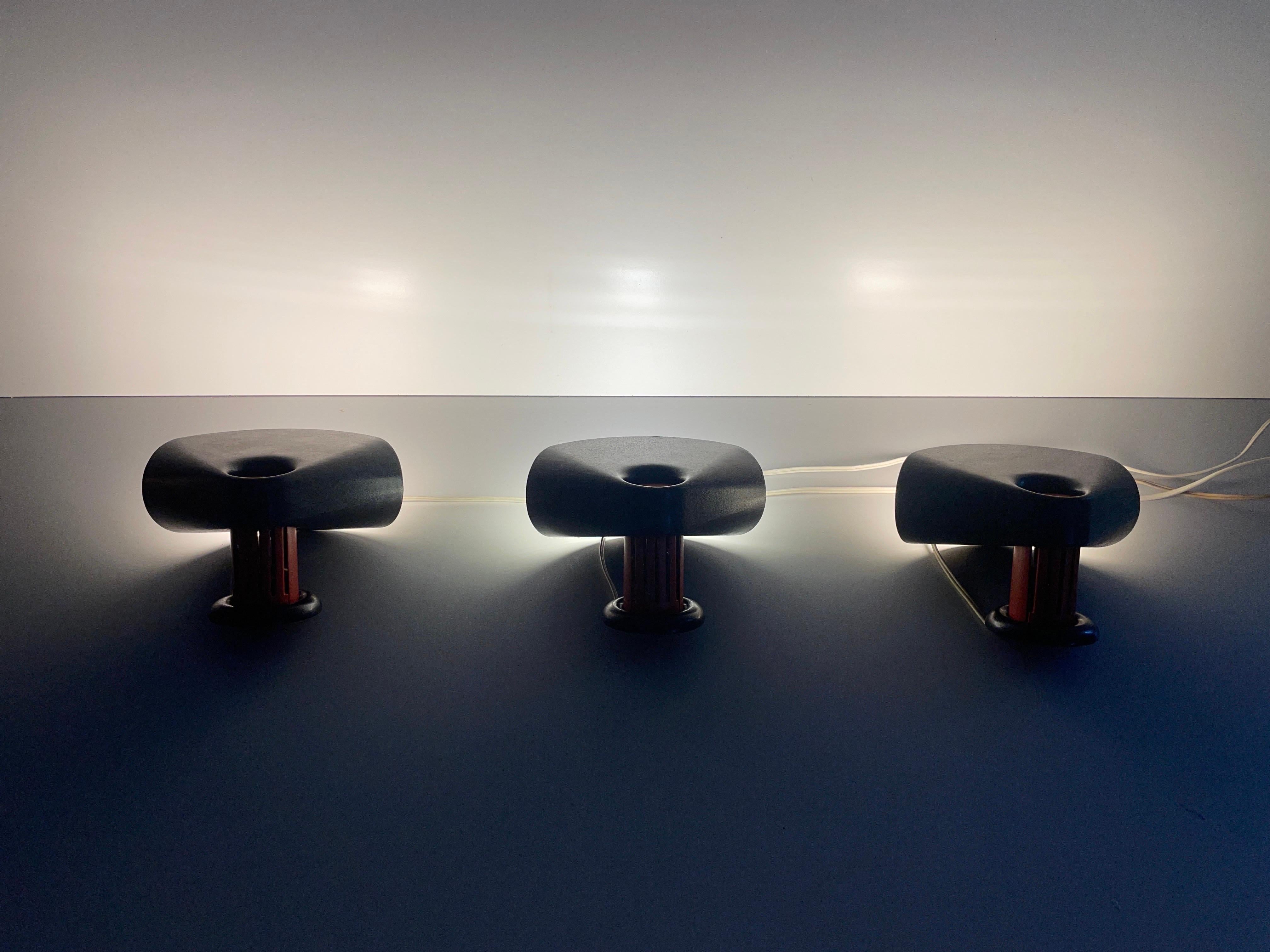 Model Bollo Ensemble de 3 appliques murales par Tobia Scarpa pour Flos, années 1970, Italie en vente 10