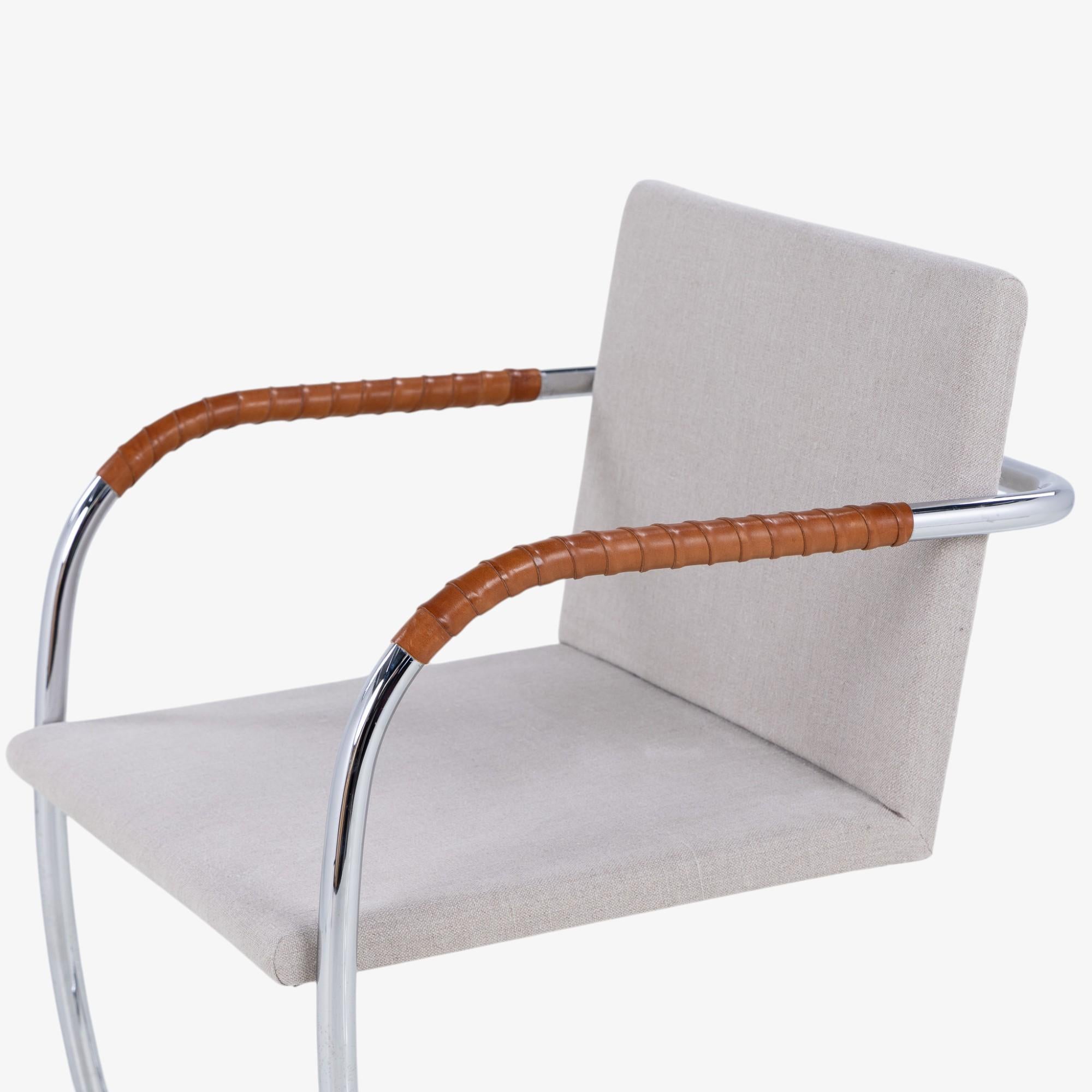 20th Century Model 'Brno': Set of four 'Freeswinger' chairs by Ludwig Mies van der Rohe For Sale