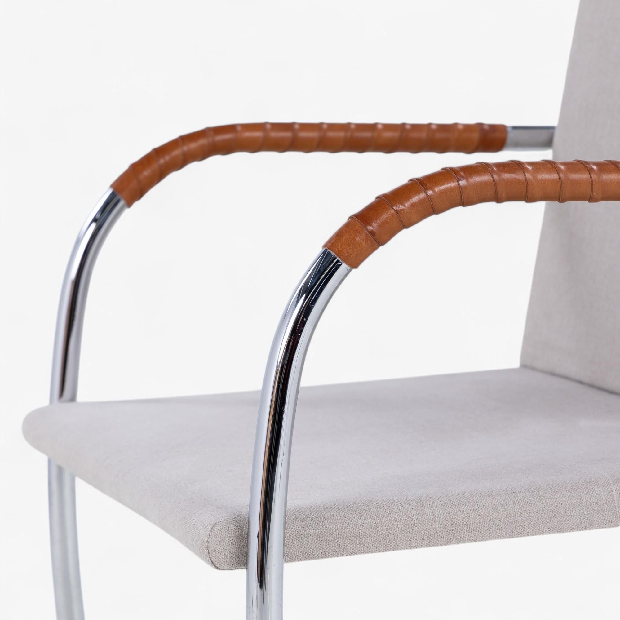 Model 'Brno': Set of four 'Freeswinger' chairs by Ludwig Mies van der Rohe For Sale 1