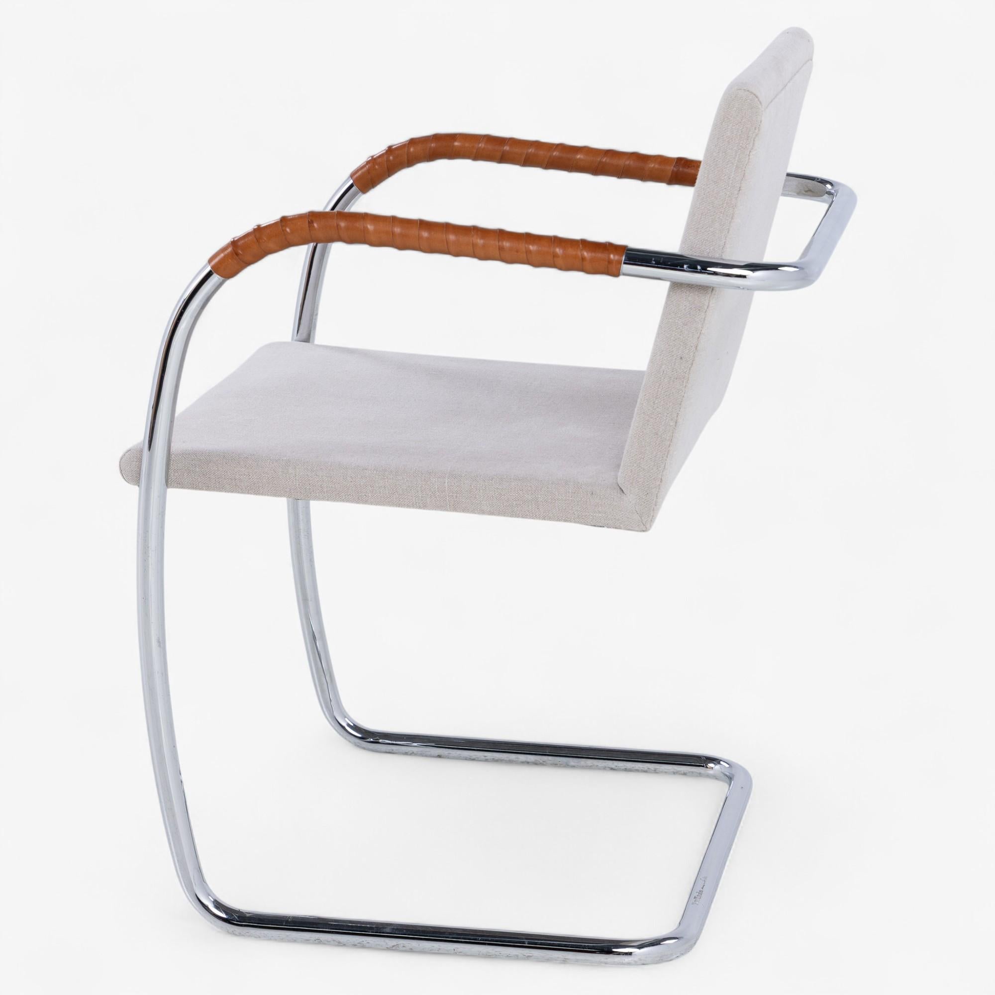 Model 'Brno': Set of four 'Freeswinger' chairs by Ludwig Mies van der Rohe For Sale 2